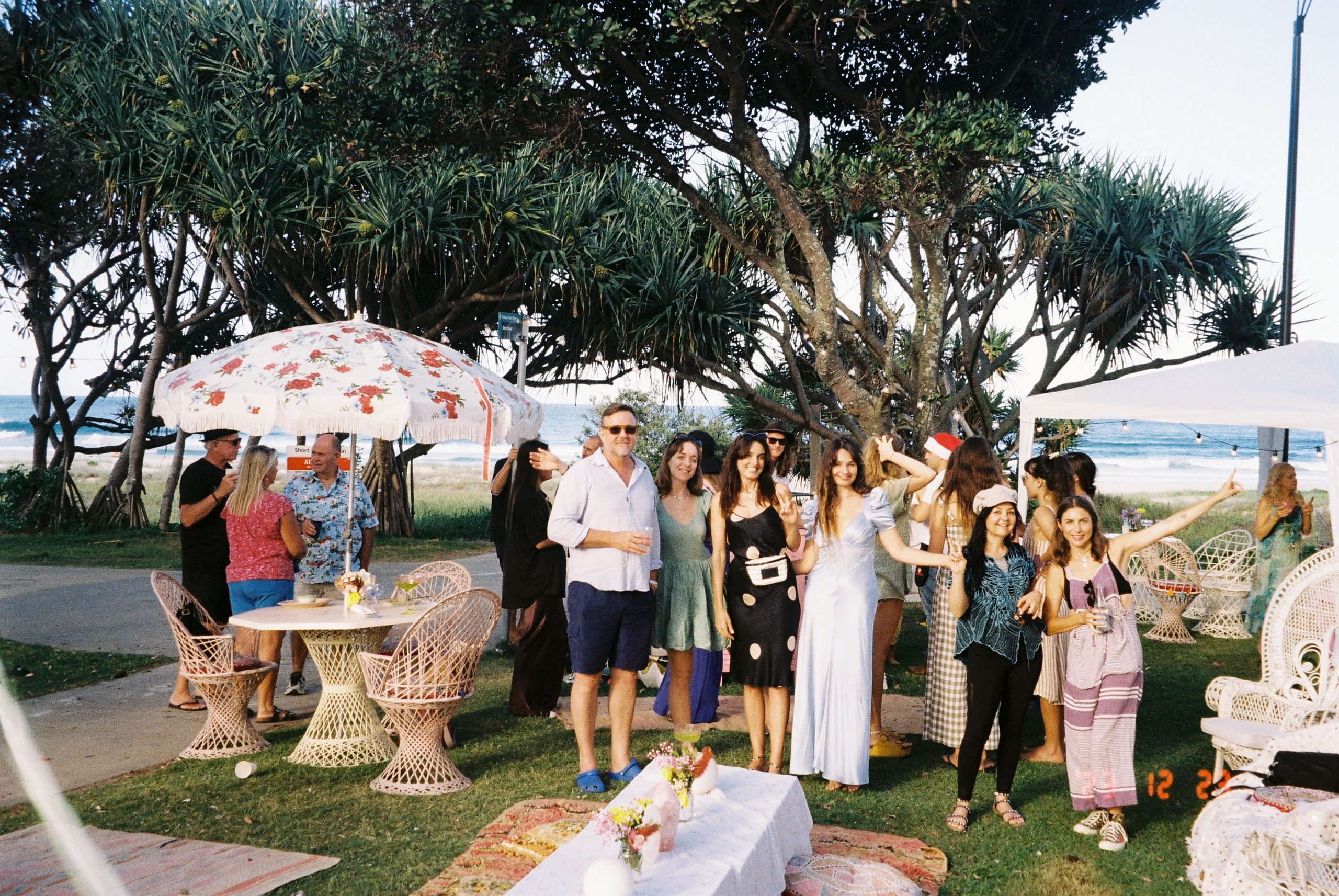 B-day party. Film portrait photographer