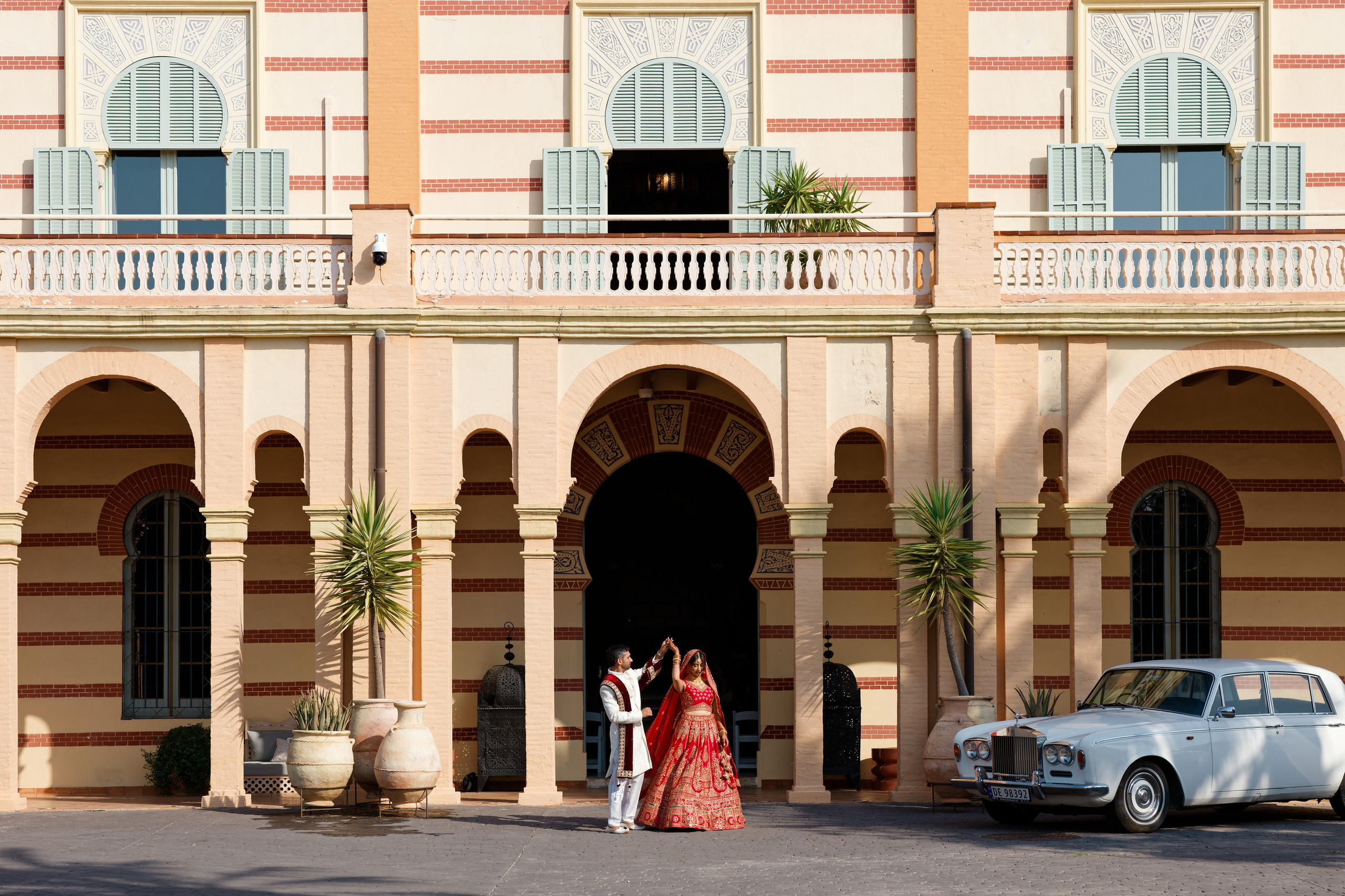 Indian wedding at Gran Villa Rosa, Barcelona