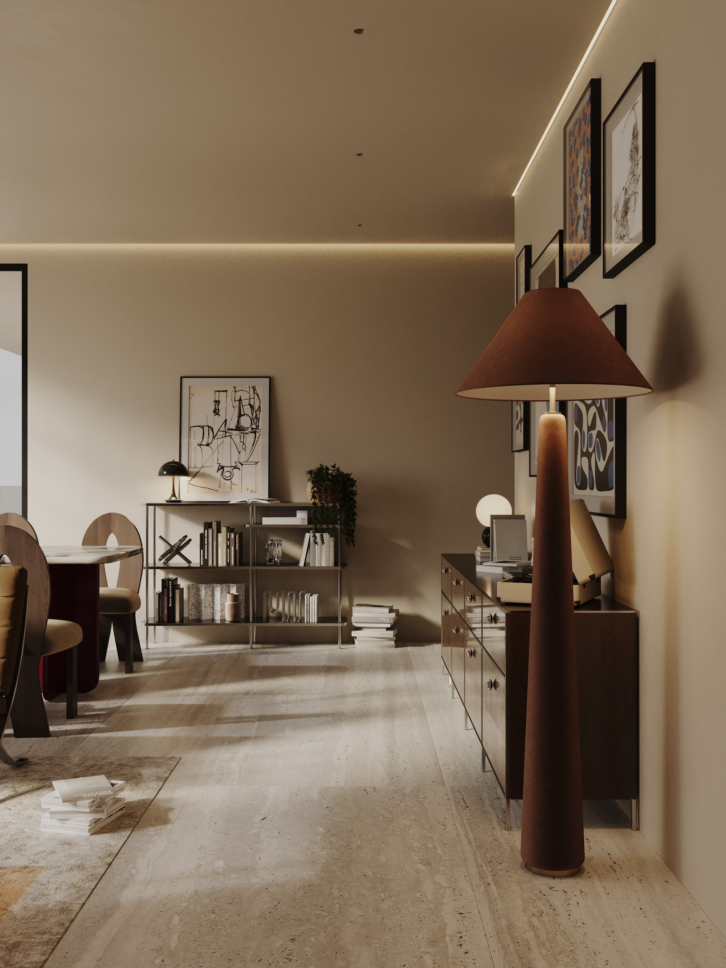 AS [Midcentury vibes]. Anastasia Sorochin| 3d Visualization