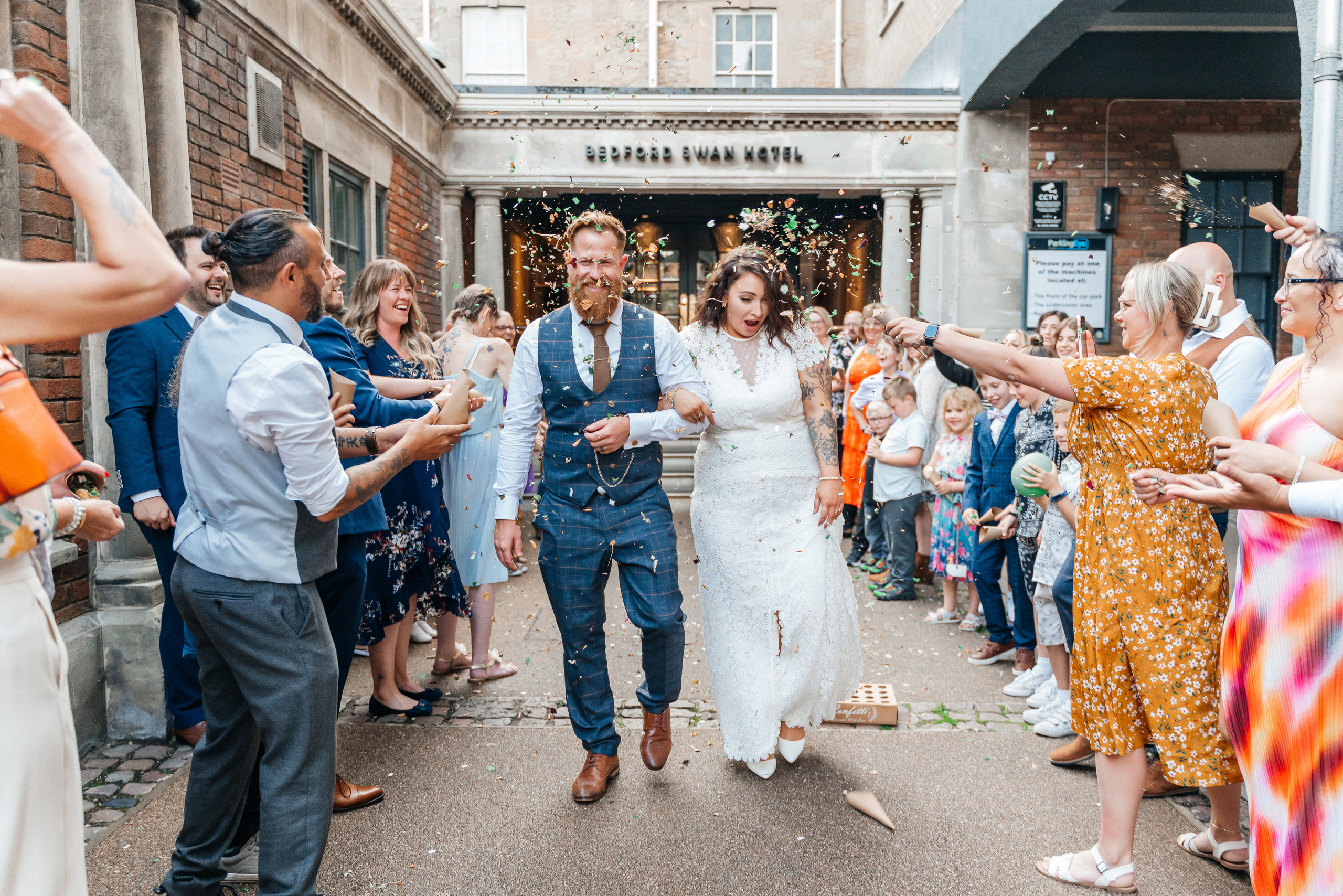 wedding at Bedford Swan Hotel