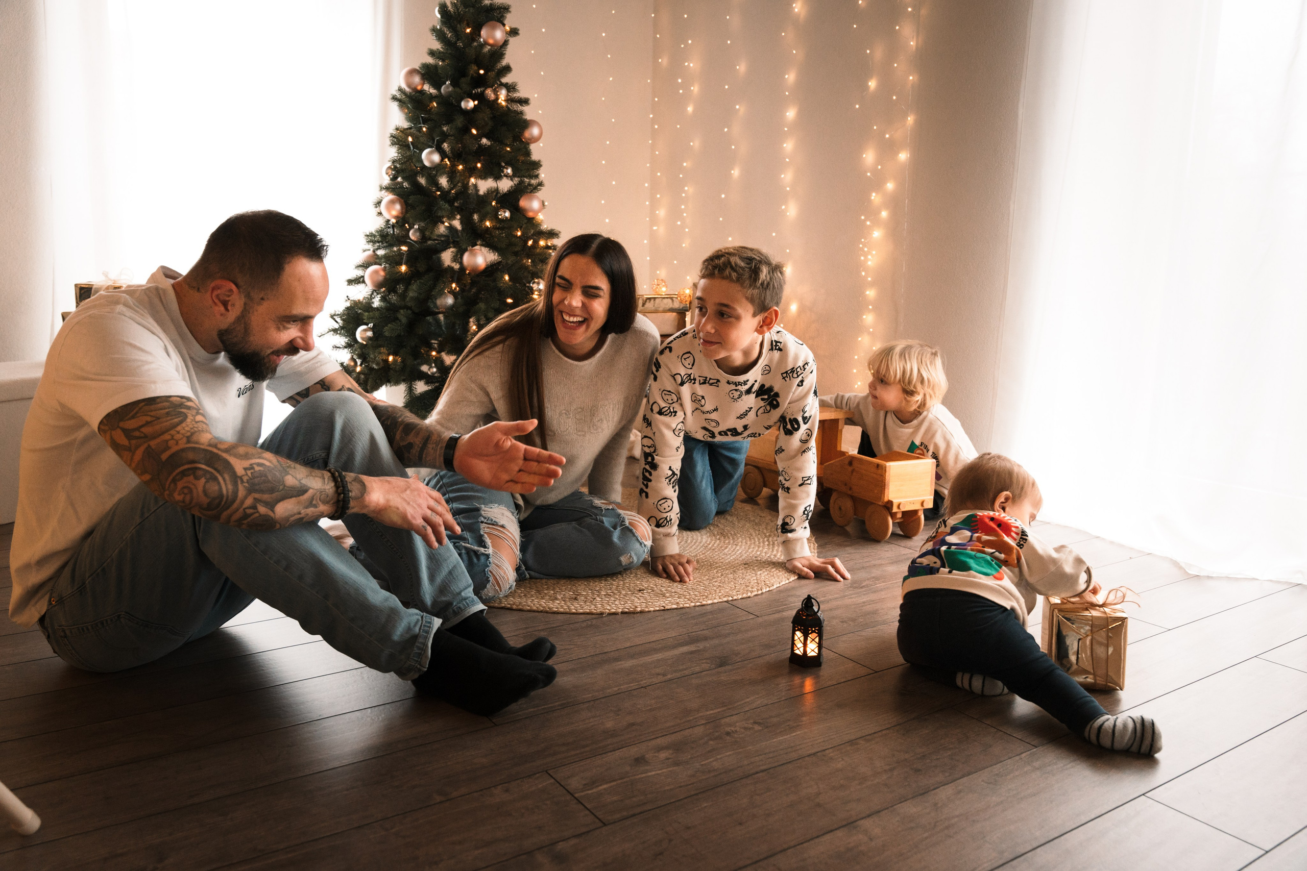 Christmas Studio Photoshoot. Elena Seewald