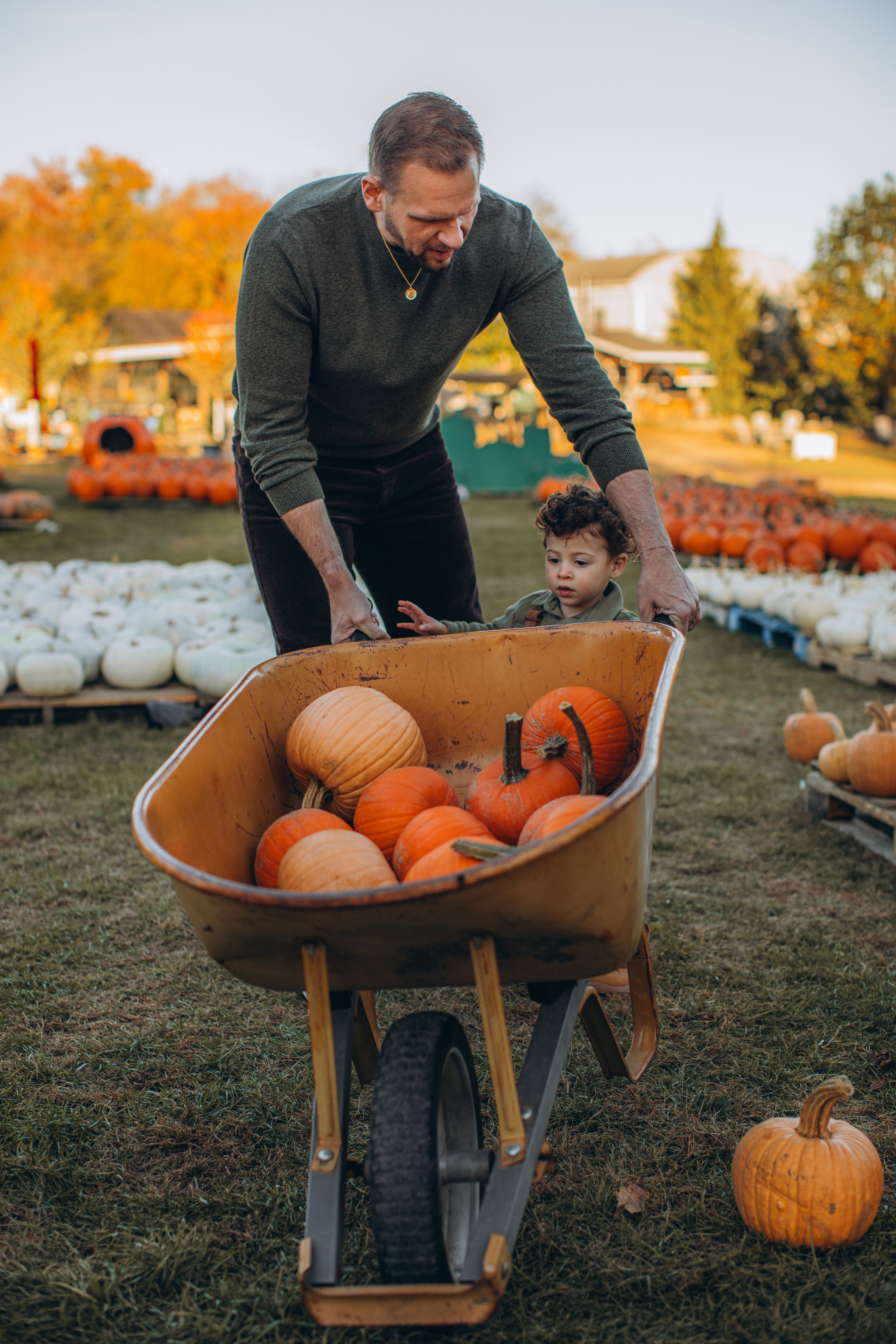 Victoria, Nick, Grayson and Noah at Harvest Moon Farm. Love Through Photo