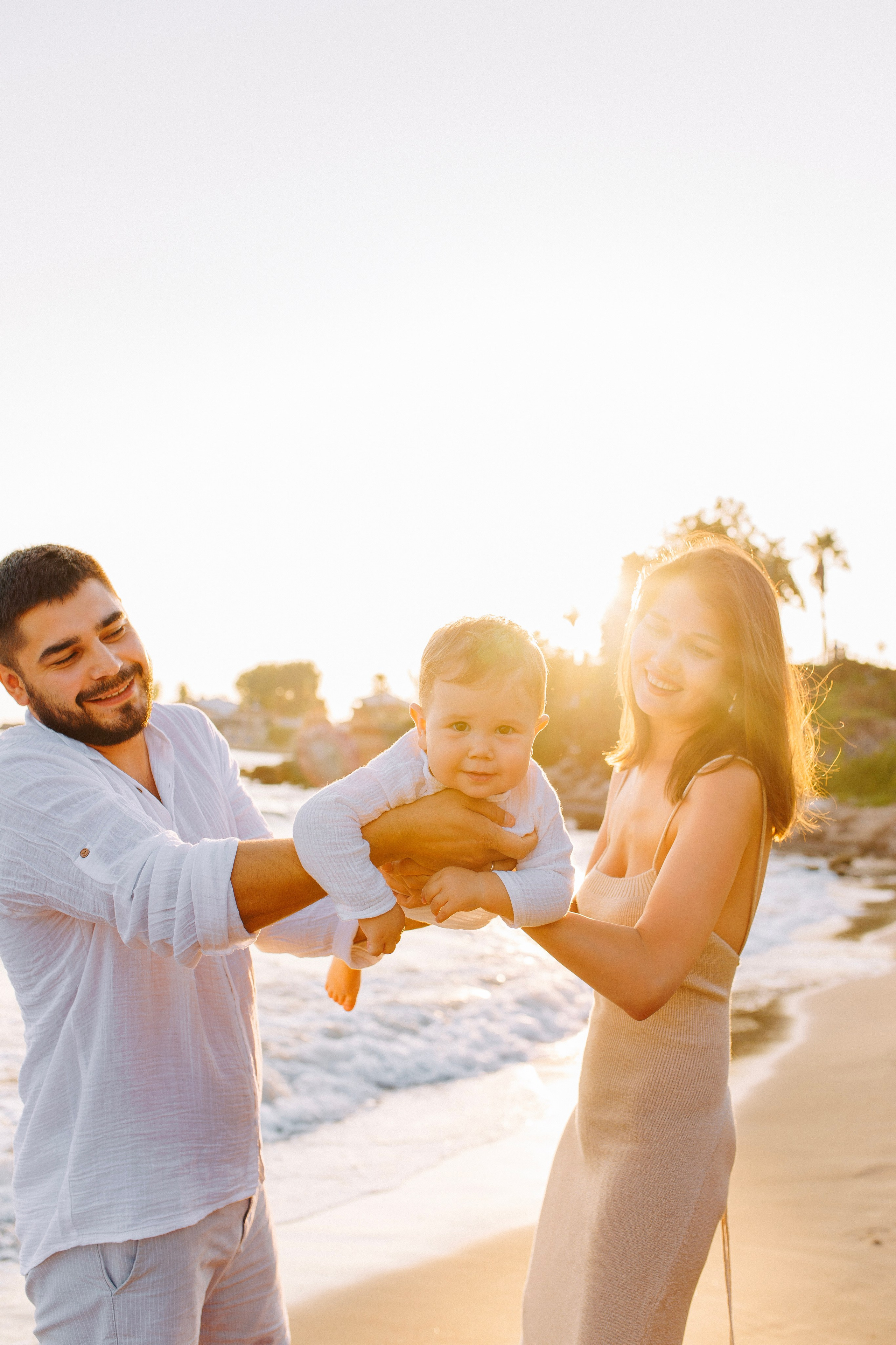 Семейная фотосессия на закате на пляже. Алсу Девели | Свадебный и семейный фотограф в Турции Алании, Алания, Аланья, Сиде, Белеке, Анталия