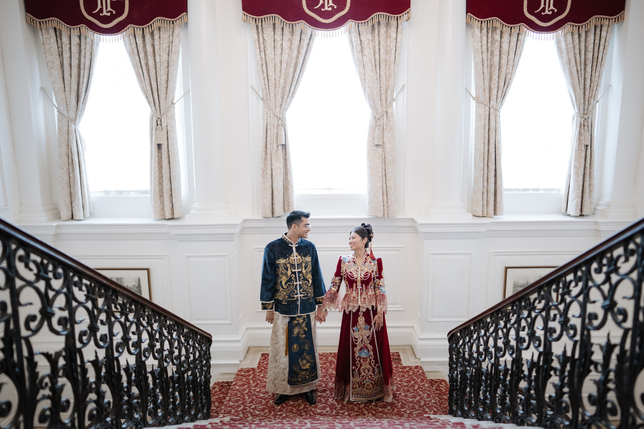 A stunning wedding with Asian style. Portrait and wedding photographer in New York