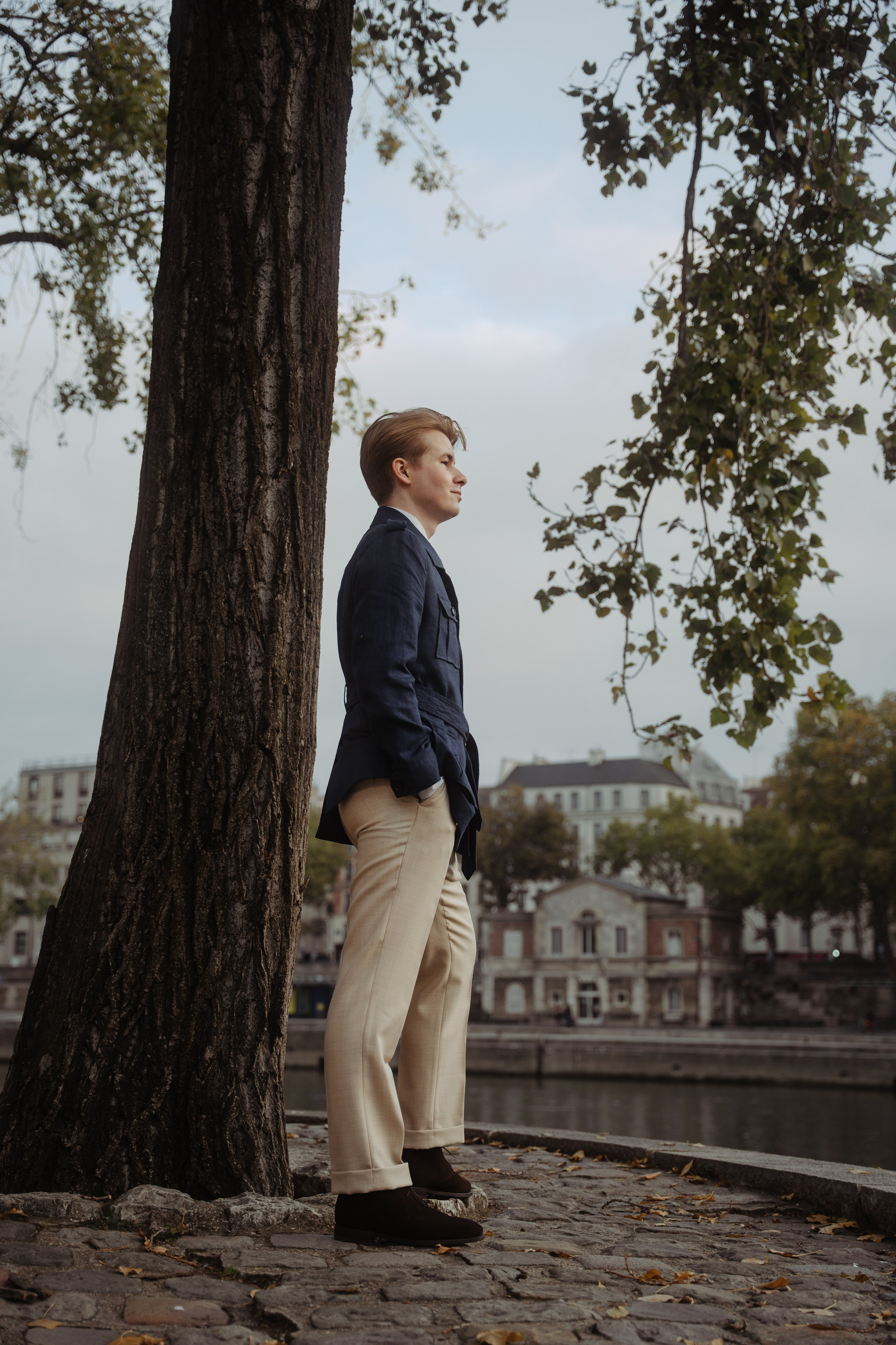 Simon on the île Saint-Louis. Paris photographer — Polina Osipova