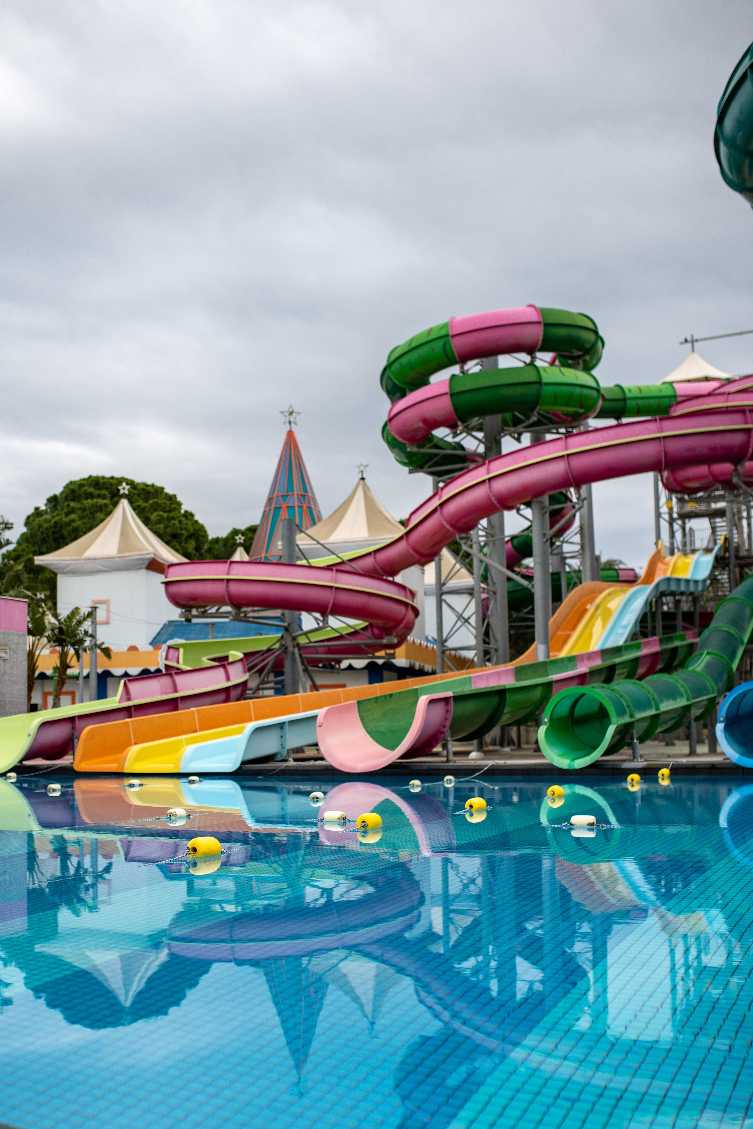 Scenic water area with bridge at IC Hotels Antalya, family resort photography