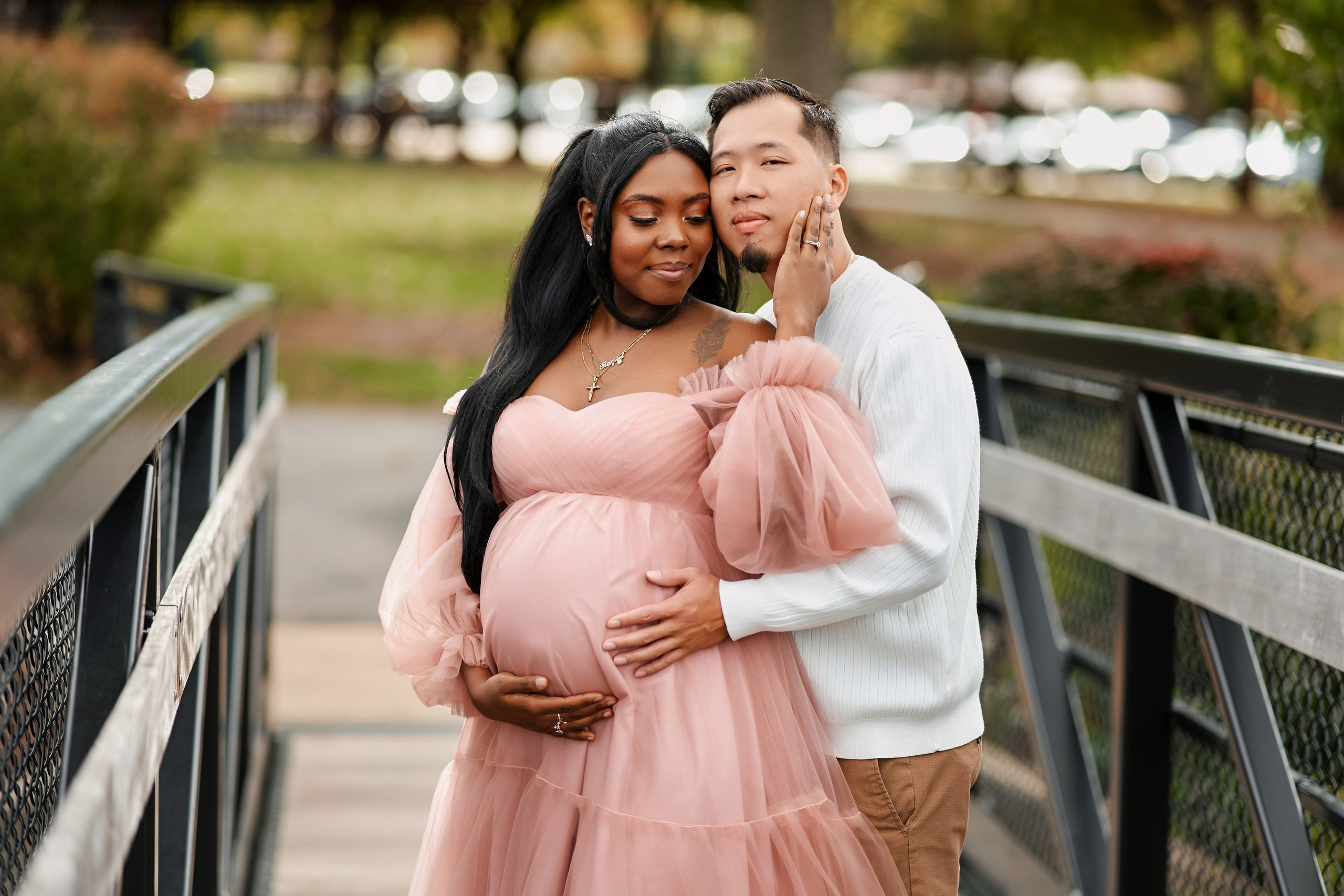 Maternity indoor and studio photoshoot. Professional Wedding and event photographer USA New York