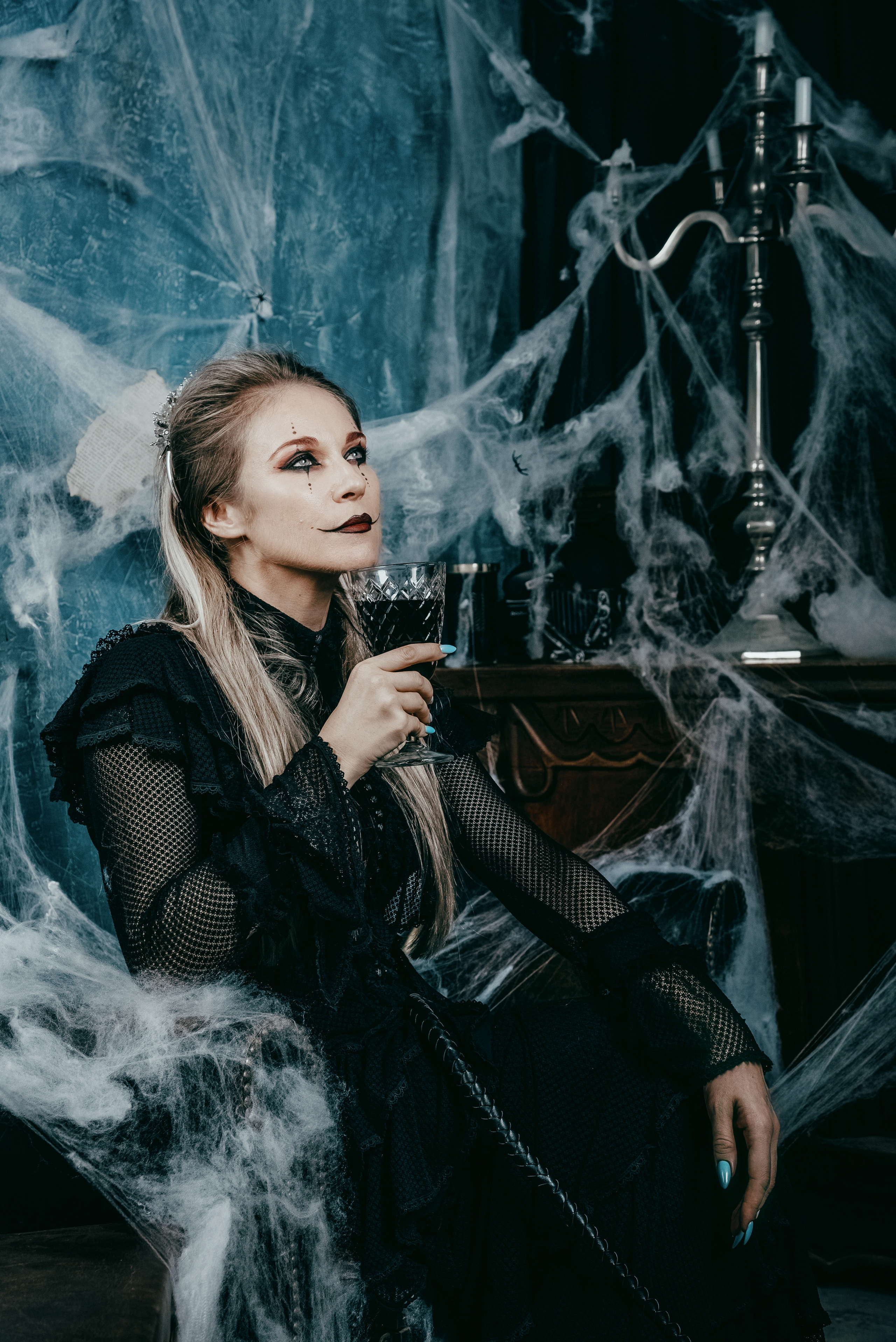 Halloween themed studio photo shoot 