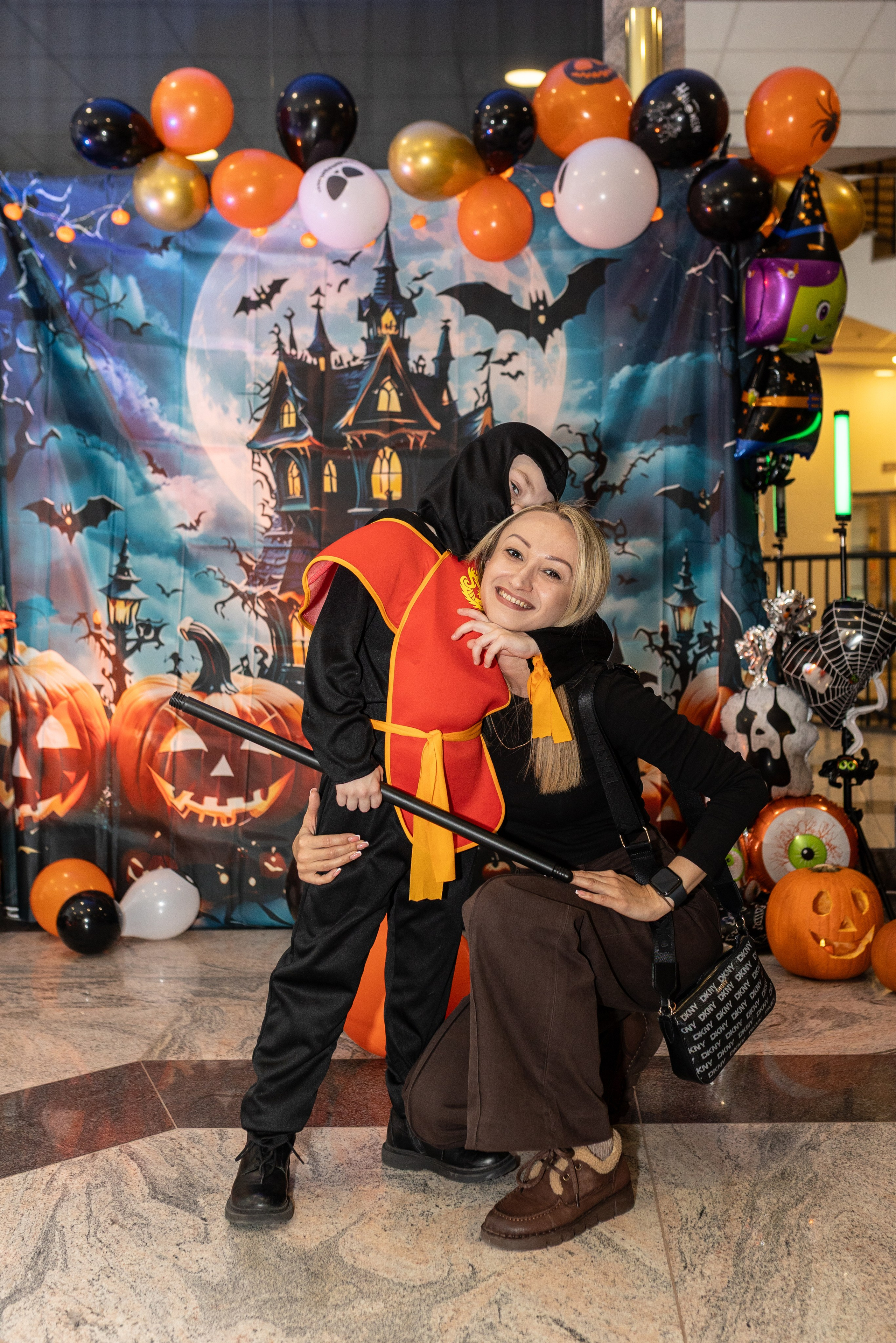 Leo dance studio Helloween 2025. Семейный и детский фотограф в Варшаве Мила Бобровская