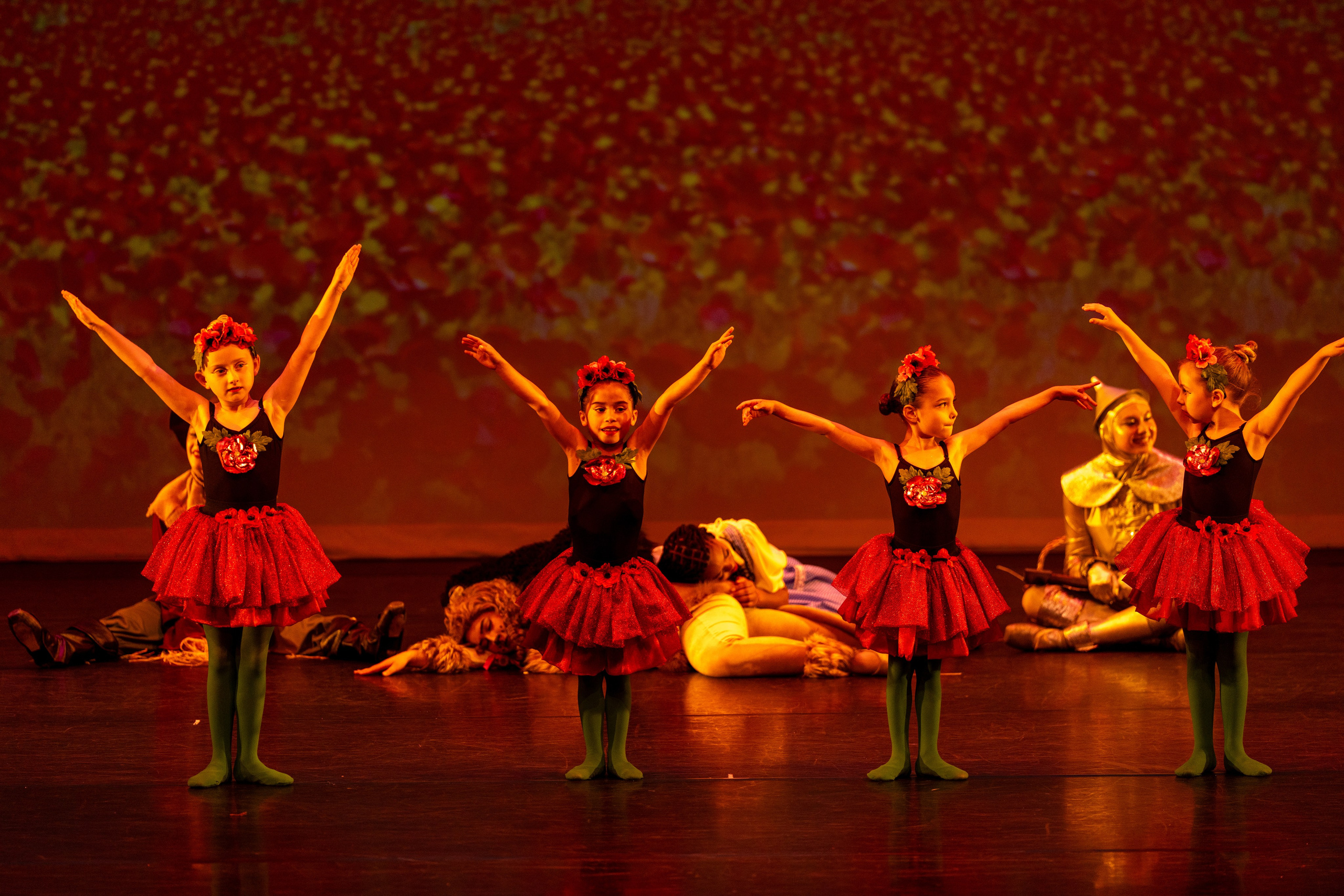 Young Ballerina on stage LA