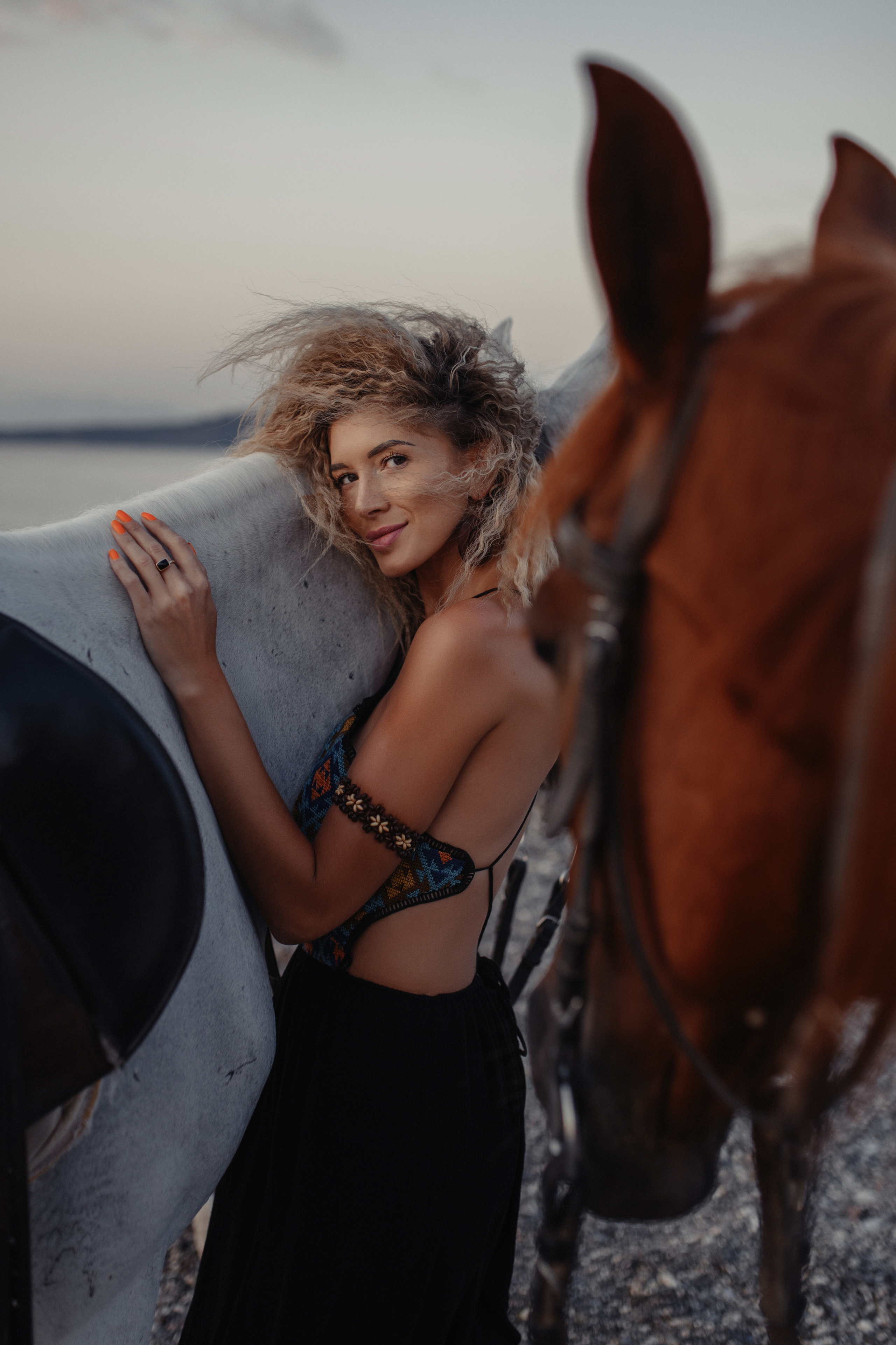 Татьяна. Рассвет с лошадью