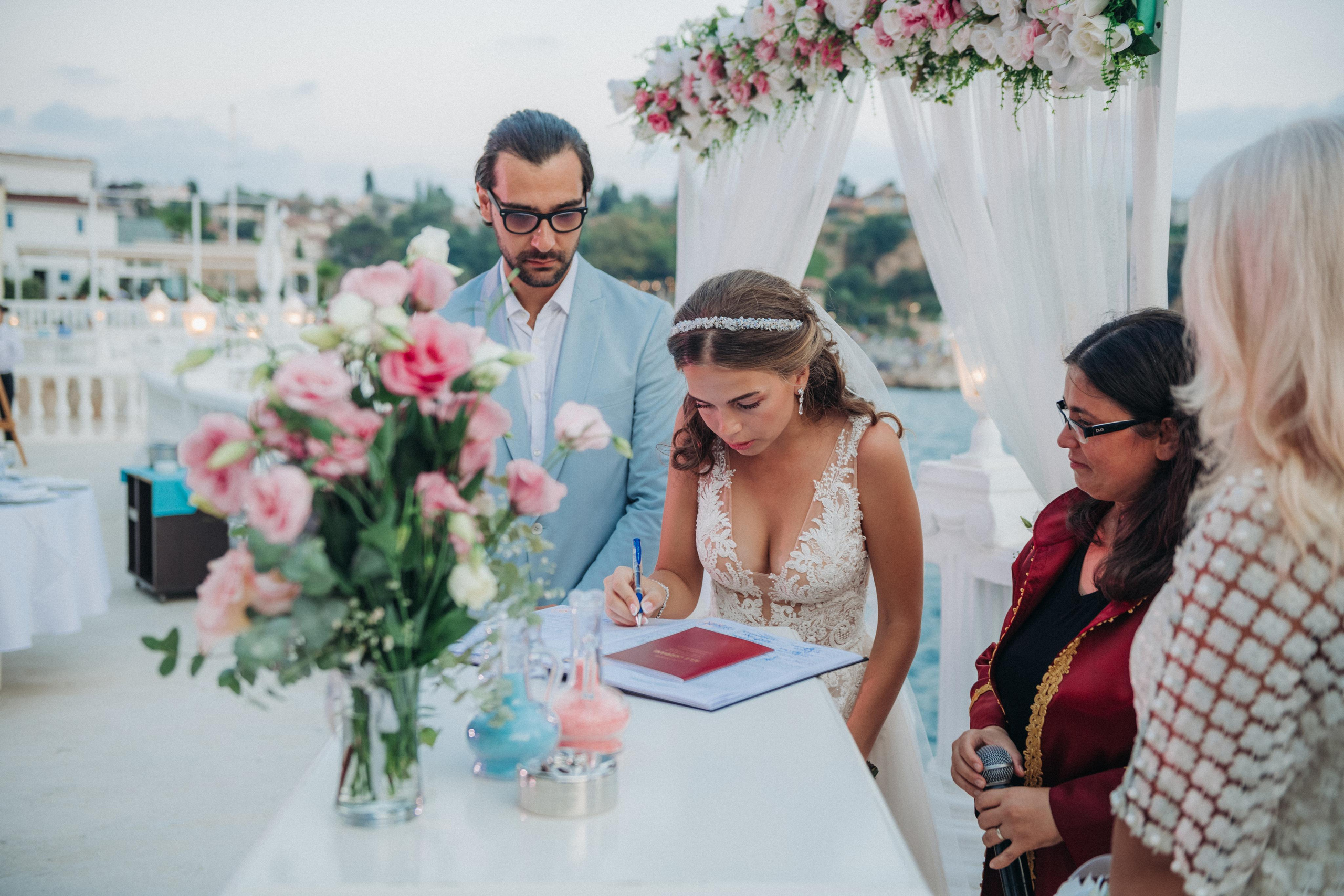 Официальная свадьба в Анталии. Ихсан и Катерина. Фотограф в Анталии (Турция) Ева Сэрт