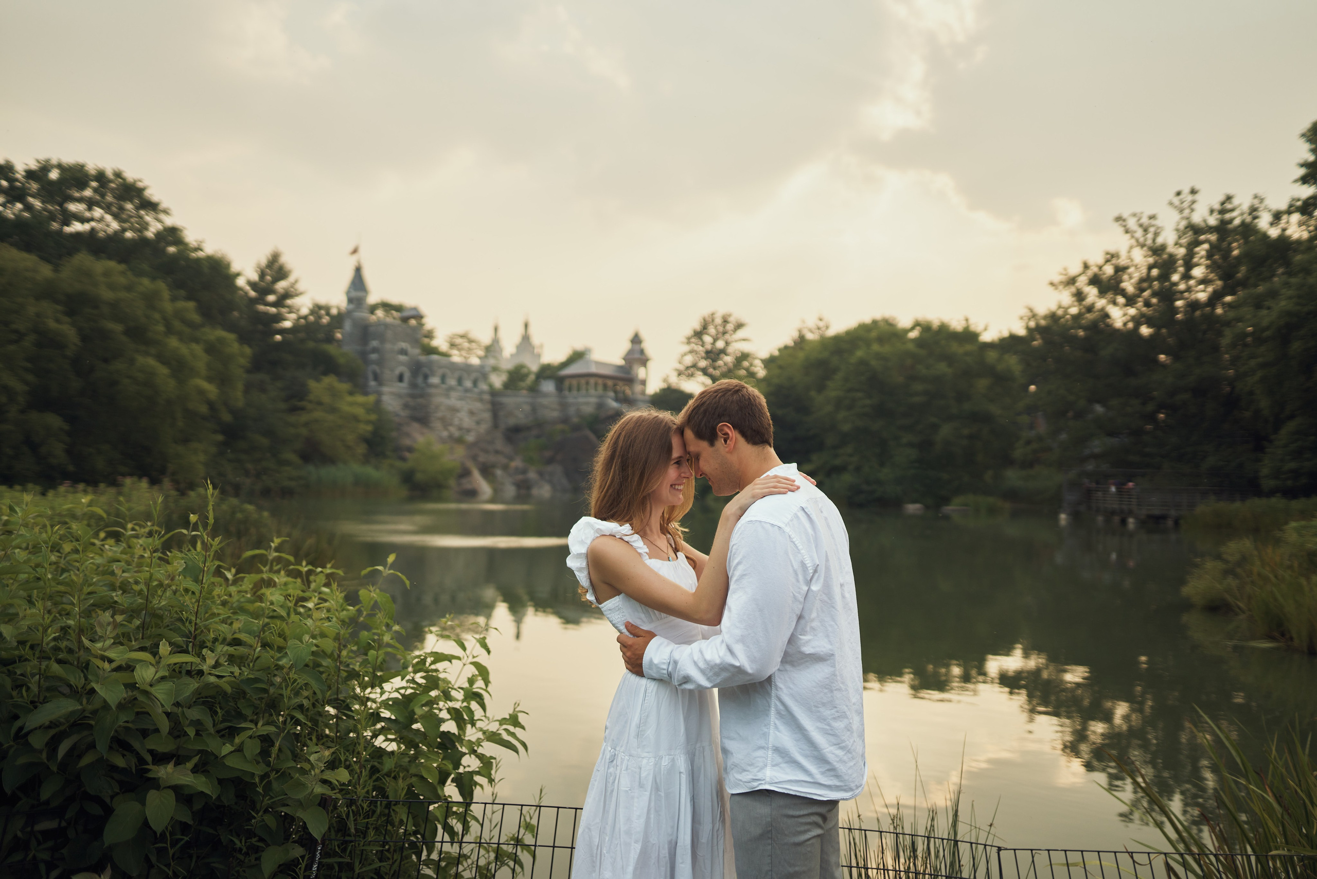 Page and Chris, Central Park. Alex Pedan photography