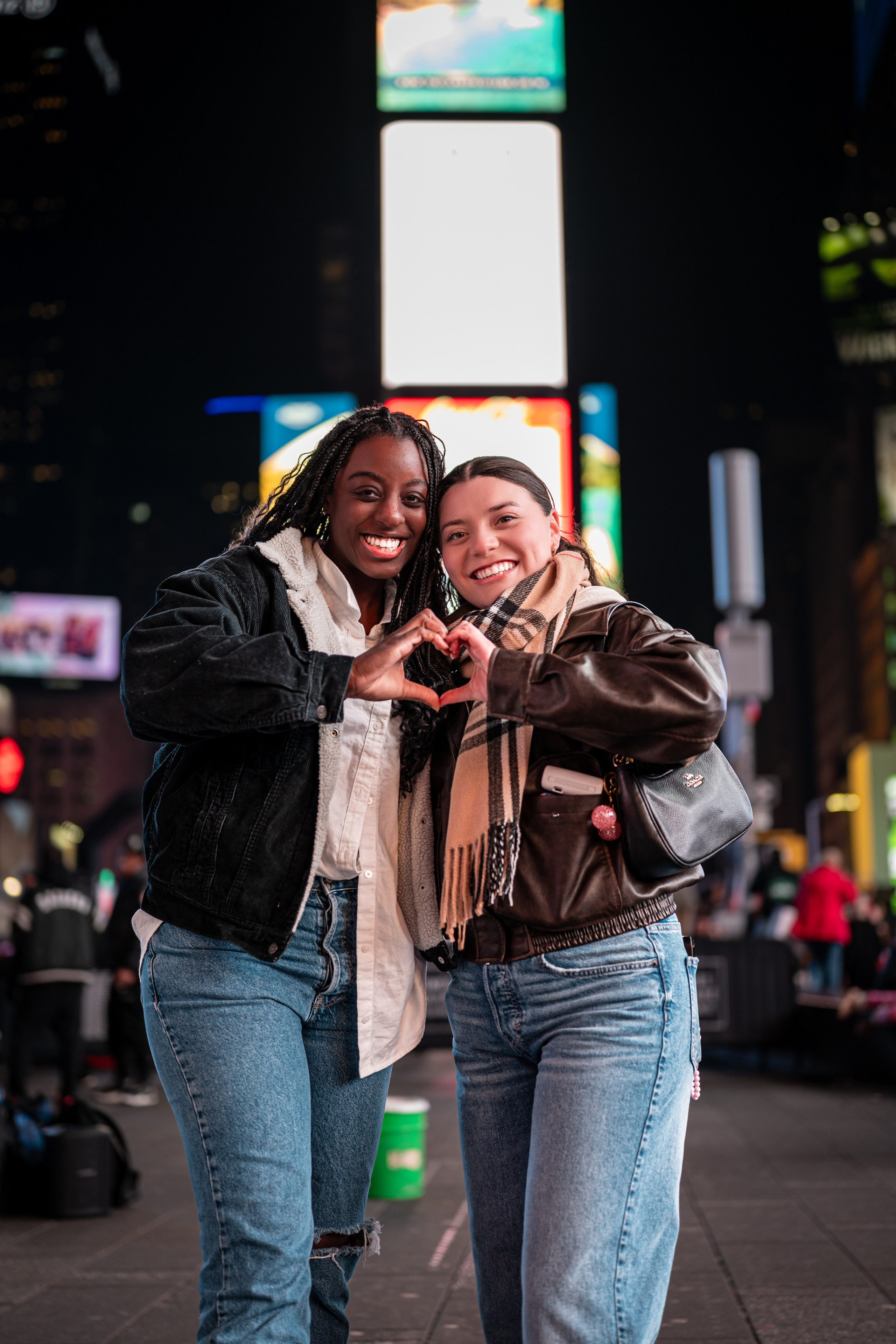 Times Square Night Photoshoot | NYC Street Portraits. Photography company in NYC — Sirius Proxima Photography