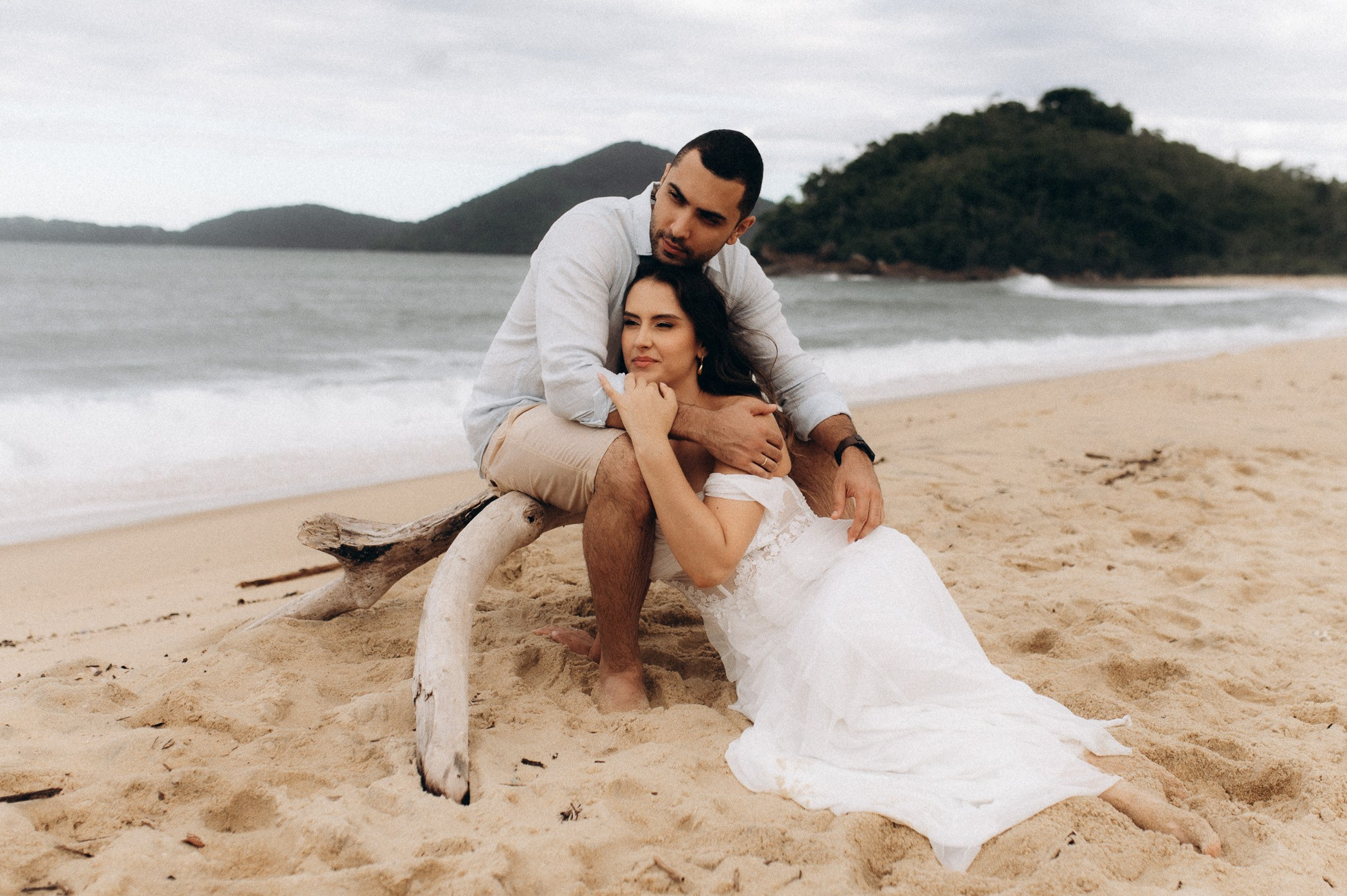 Samantha & Juliano | Ensaio de Casal na Praia de Ubatuba