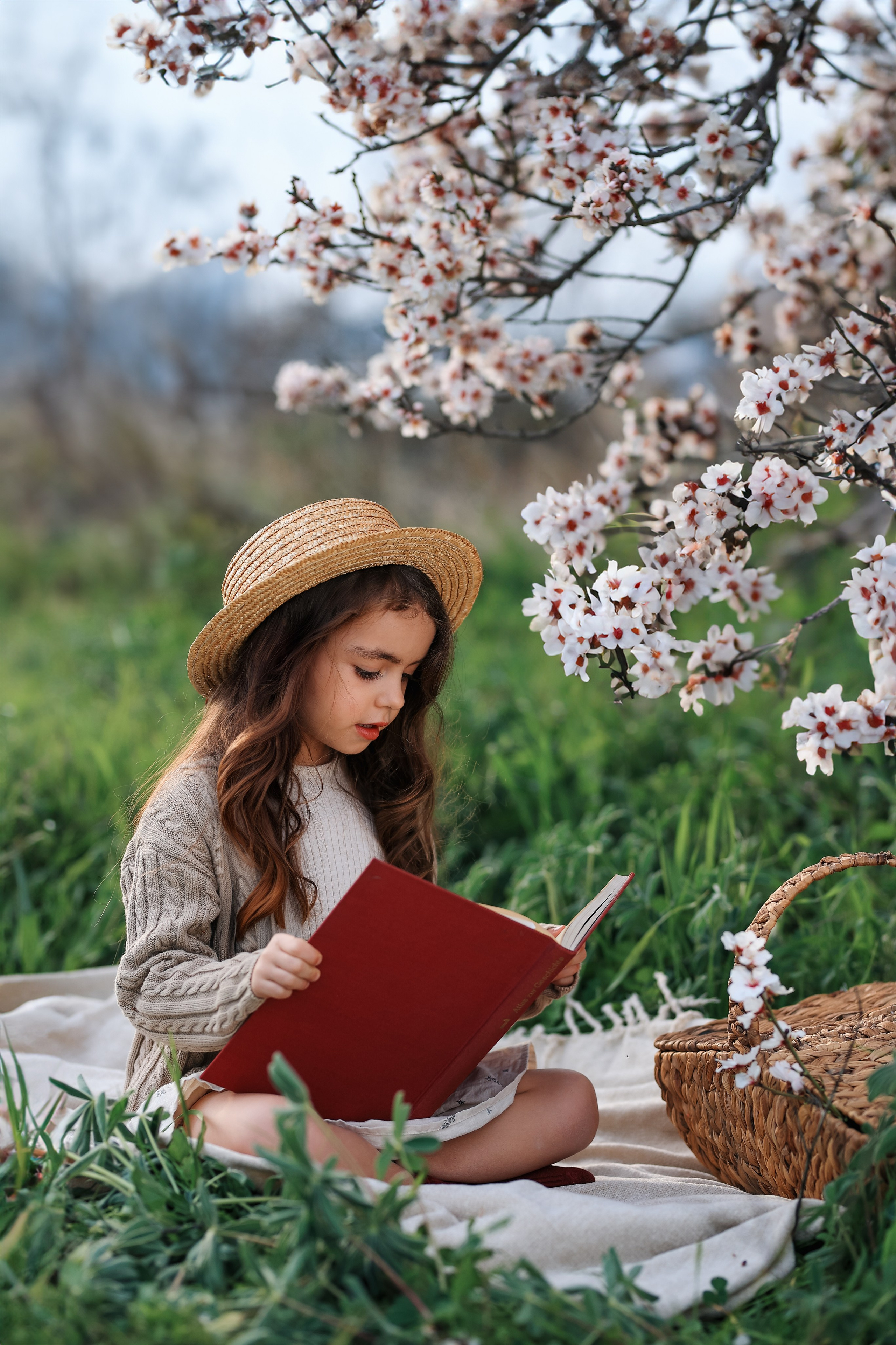 Фотосессия в цветущем миндале. Фотограф в Турции, Анталии, Кемере, Белеке, Сиде, Каше, Калкане, Фетхие