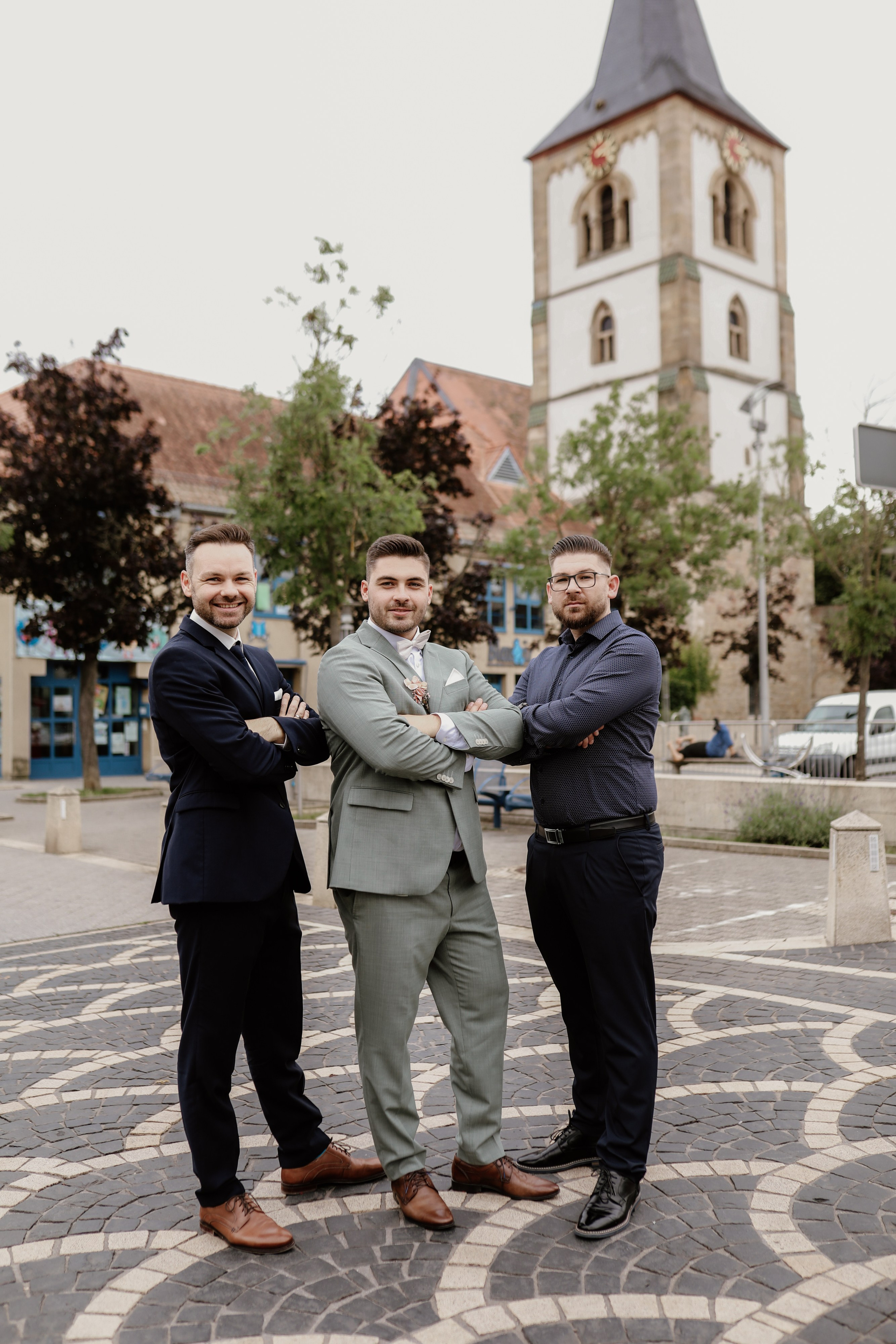 Emotionales Brautpaarporträt in Haßloch– Hochzeitsreportage Pfalz