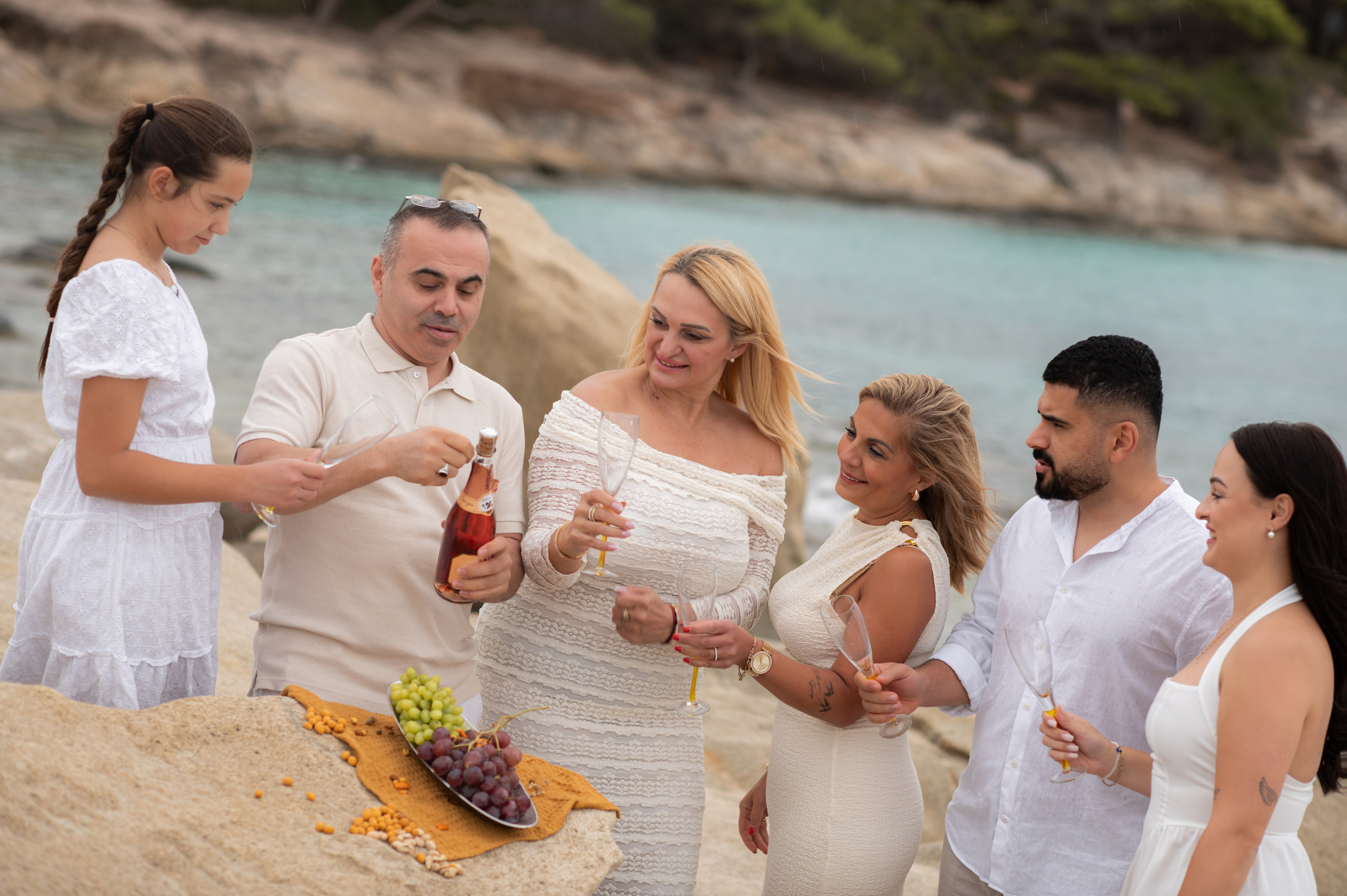 Family Karidi Beach. Family, children, portrait, and event photography in Thessaloniki