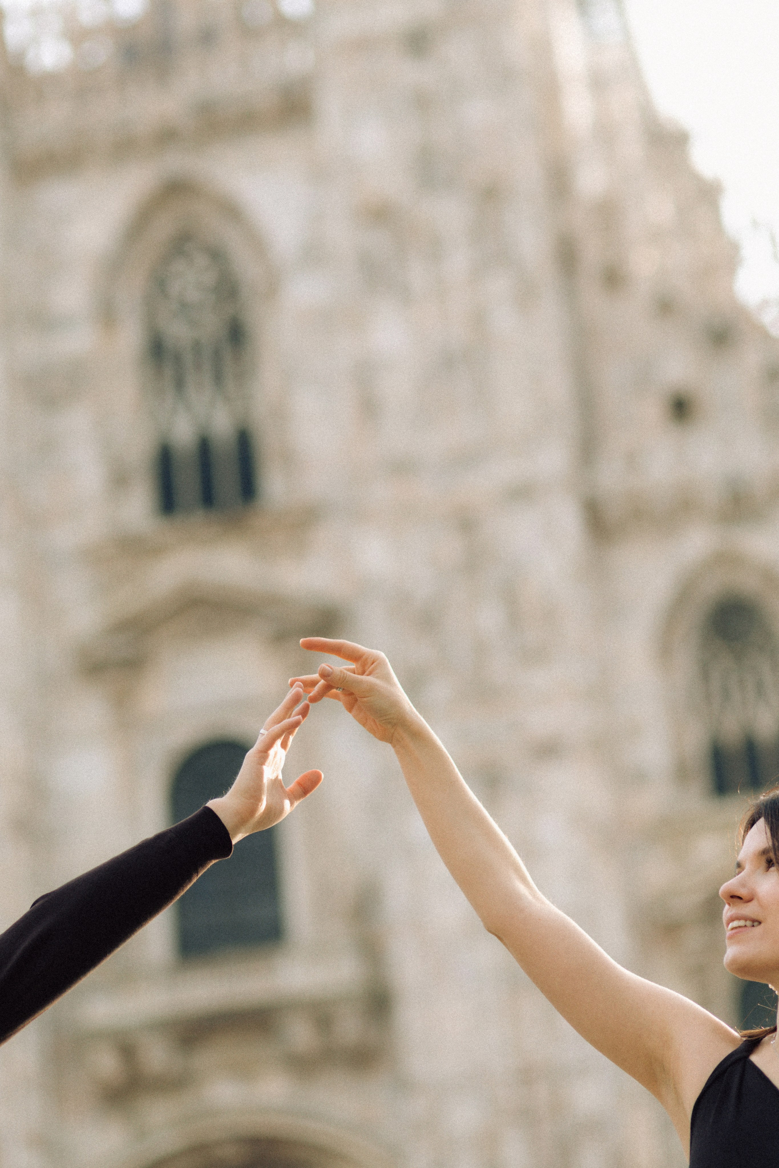 Love story photos at Duomo di Milano Italy