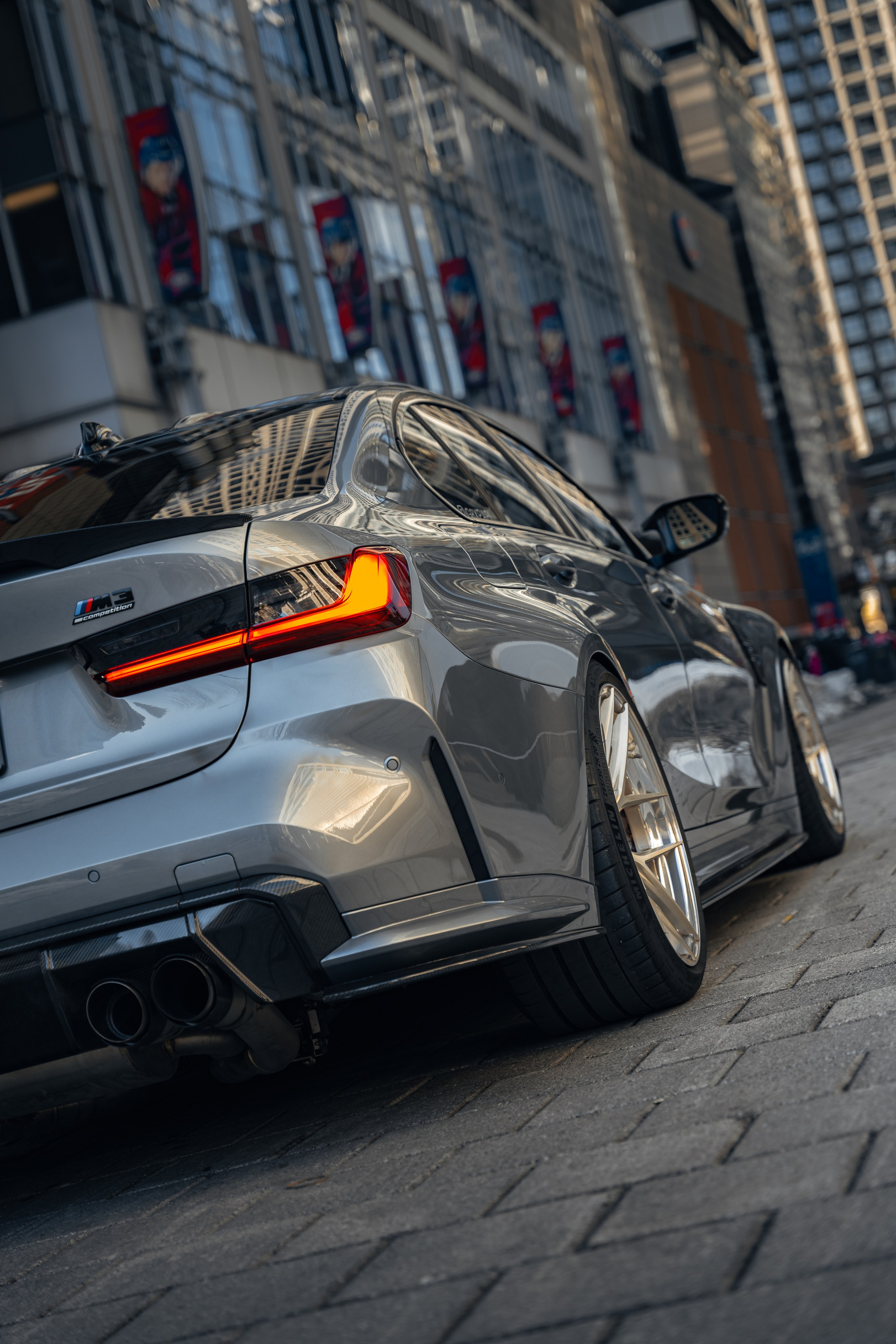 BMW M3 G80 Downtown Montreal. Photographer in Paris — Vitalii Motruk