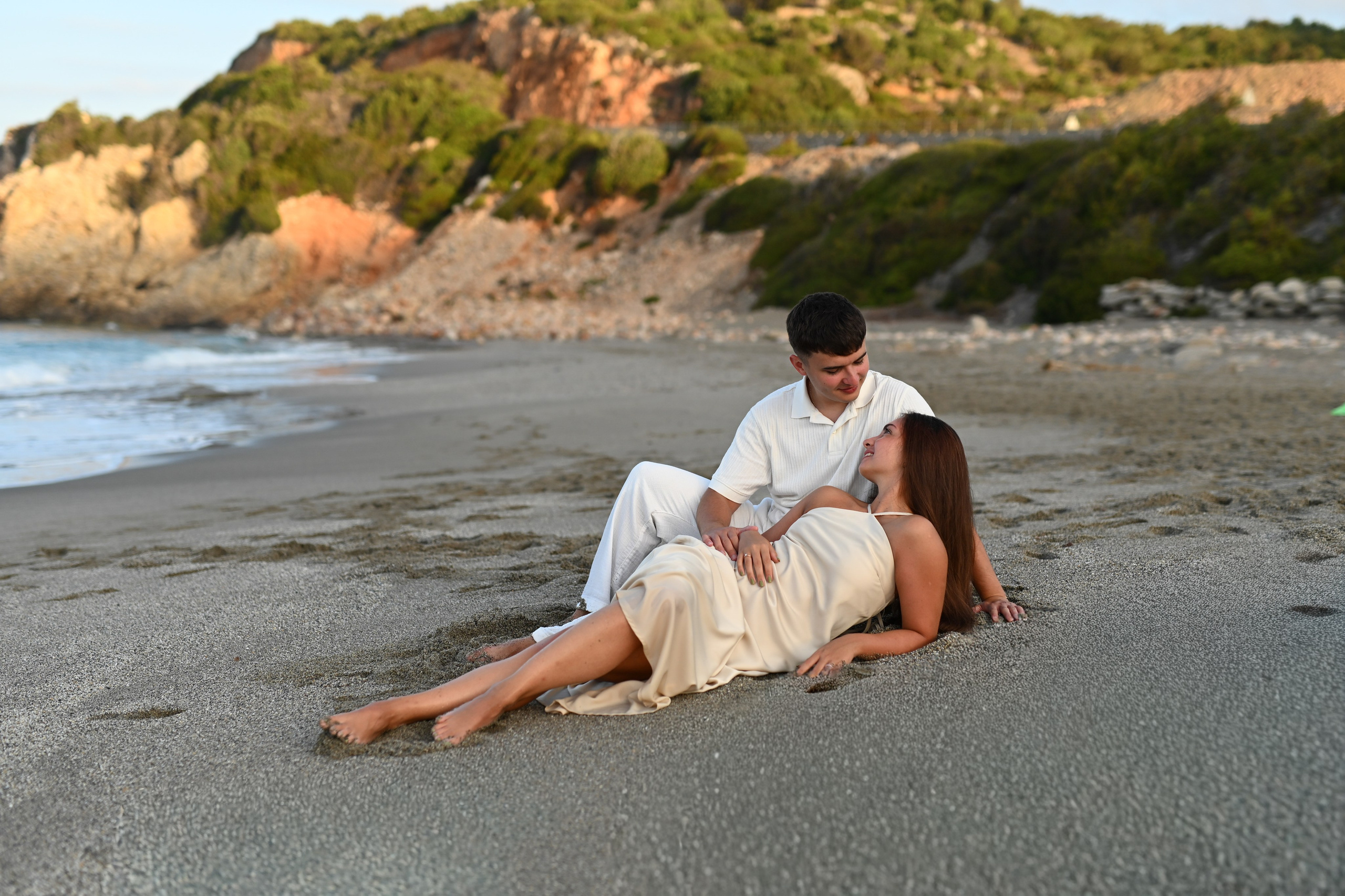 Love story на пляже Улаш. Photographer in Alanya, Side, Manavgat. Türkiye