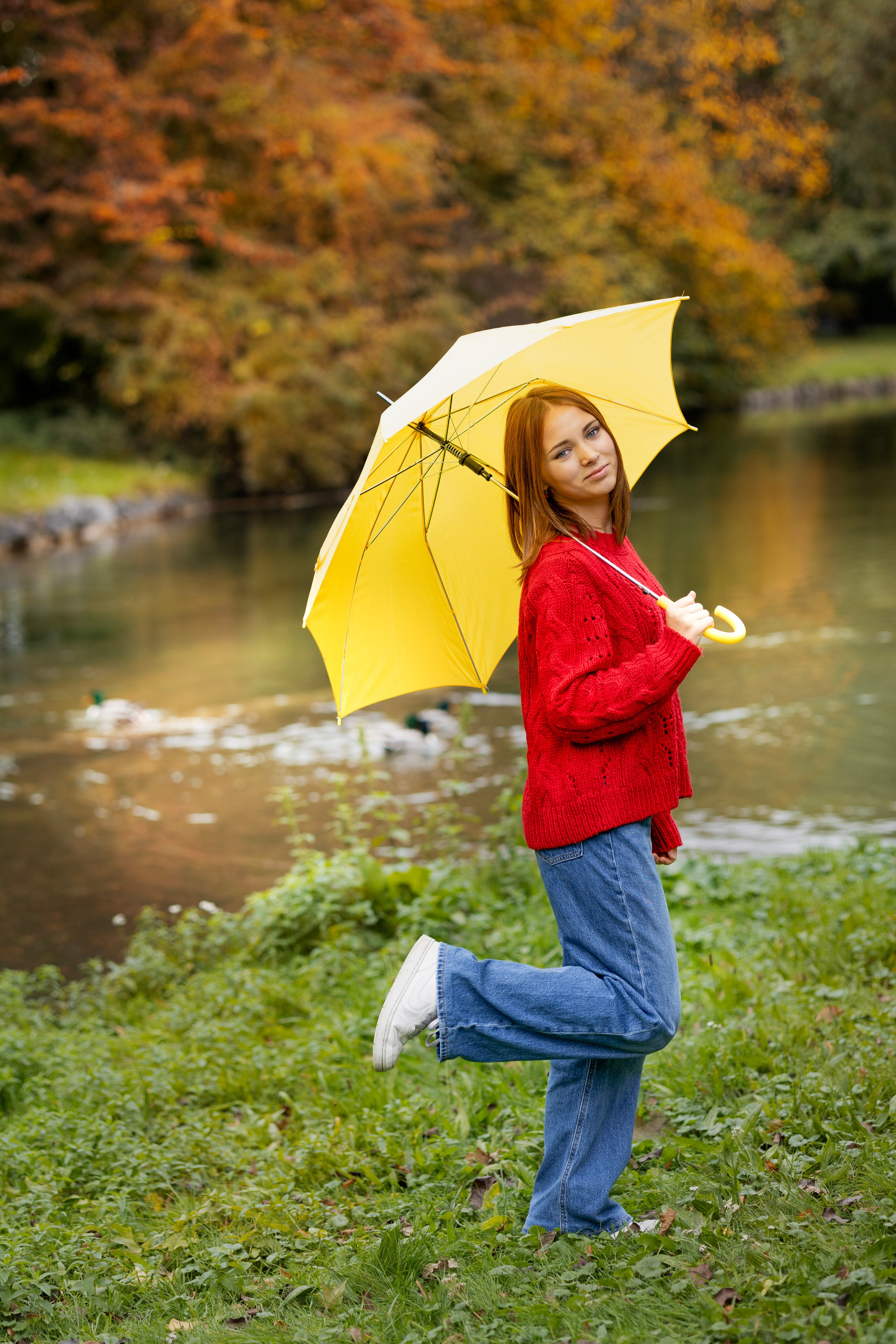 Autumn. Photographer in Munich