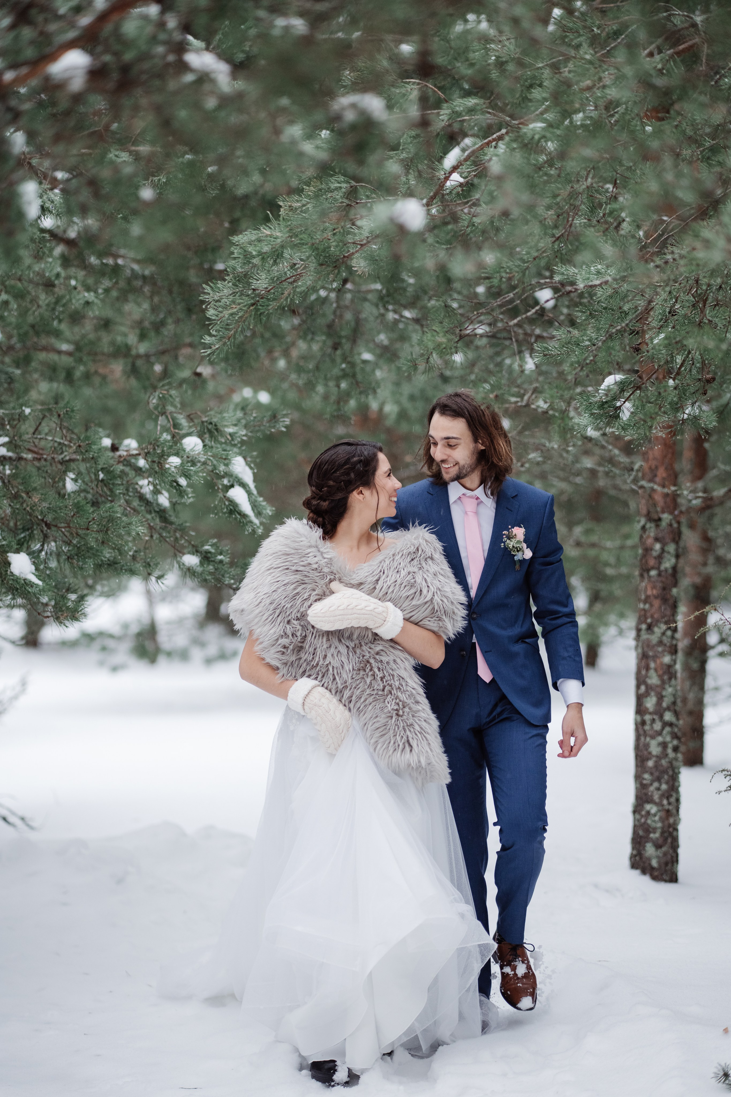 Winter bryllup. Bryllupsfotograf i hele Norge