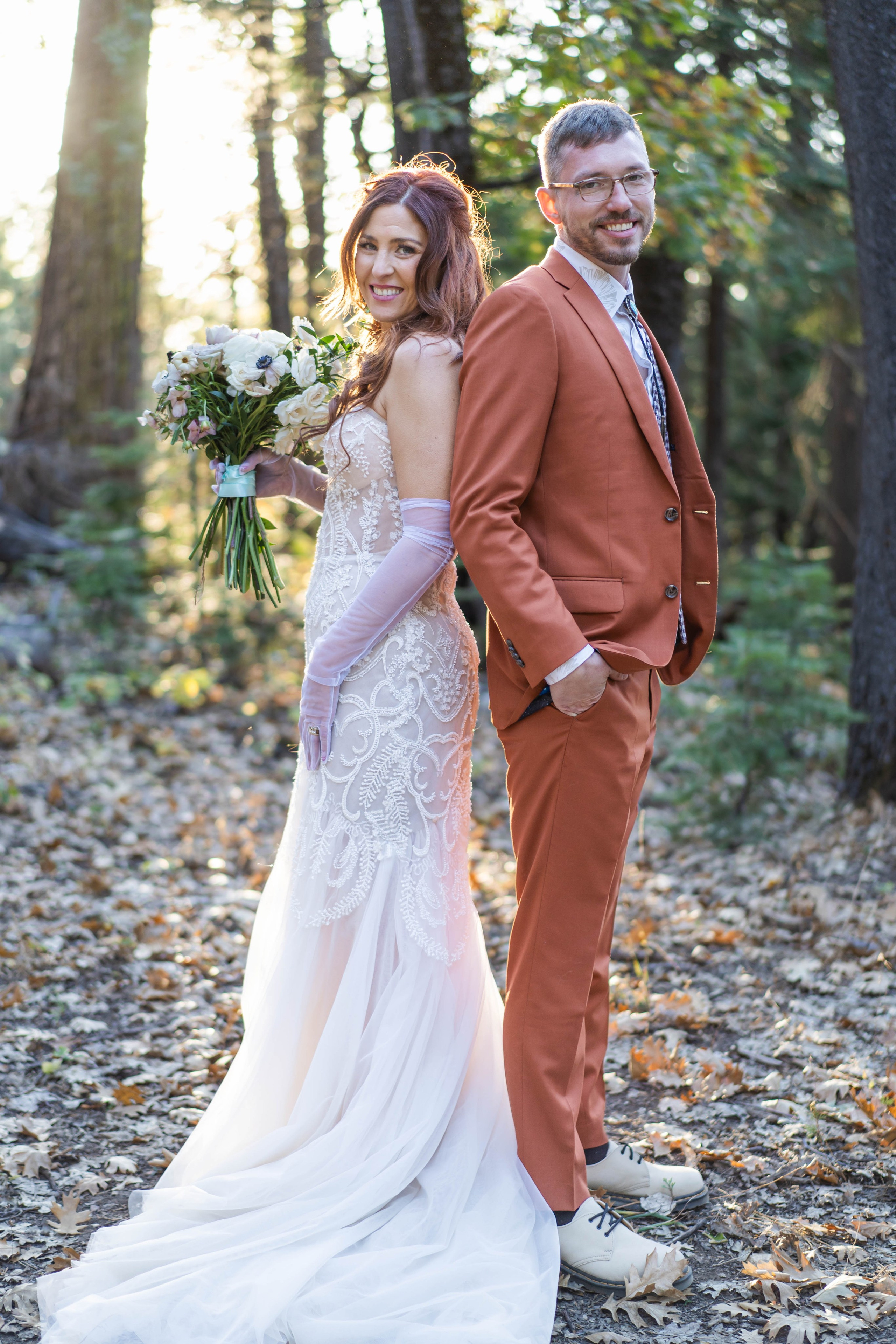 Wedding in forest. Cinematic Wedding & Elopement Photography in Los Angeles | Inspired by Indie Film & Real Life