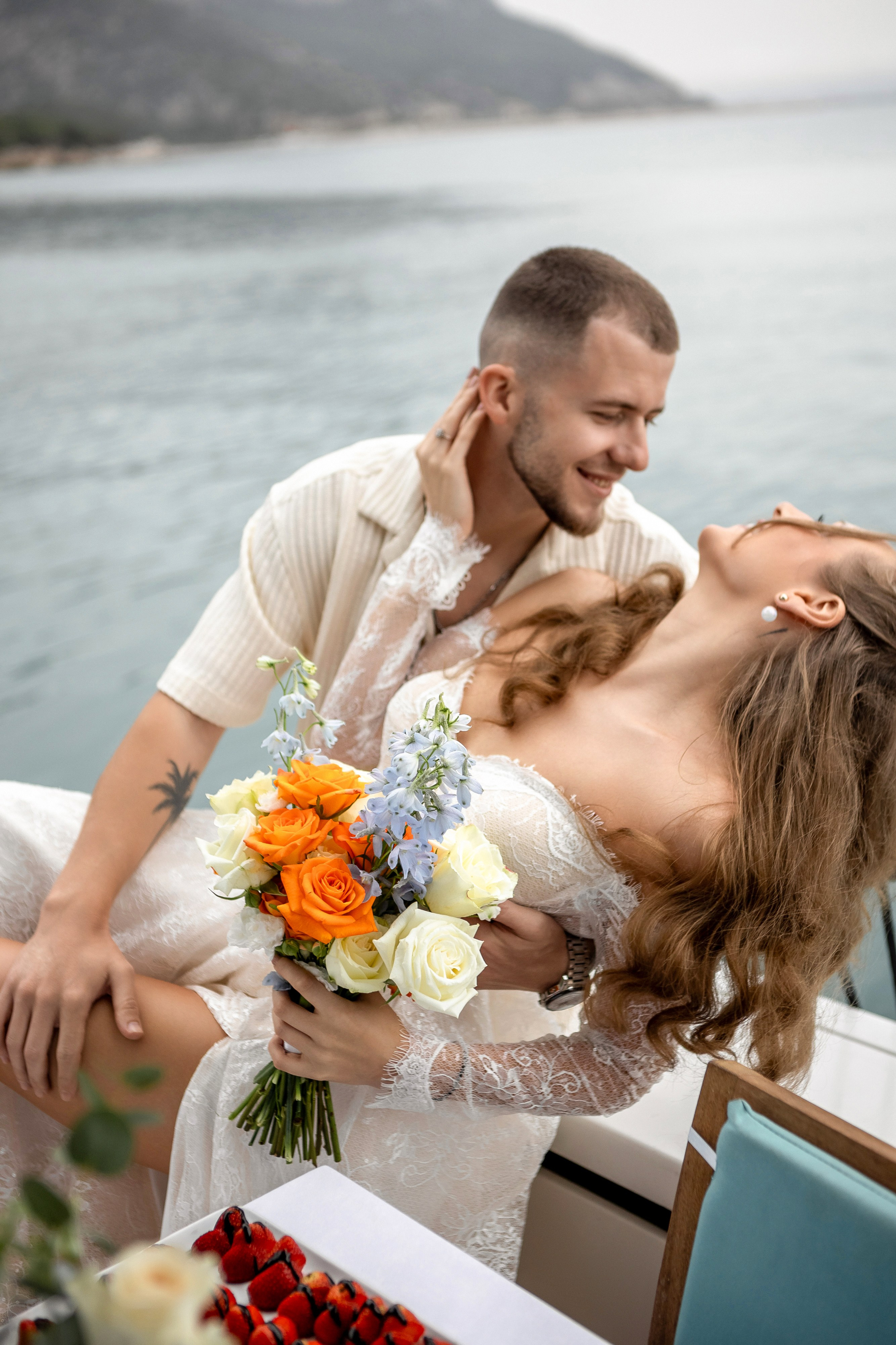 Свадьба на яхте. Фотограф в Анталии, Кемере и Белеке