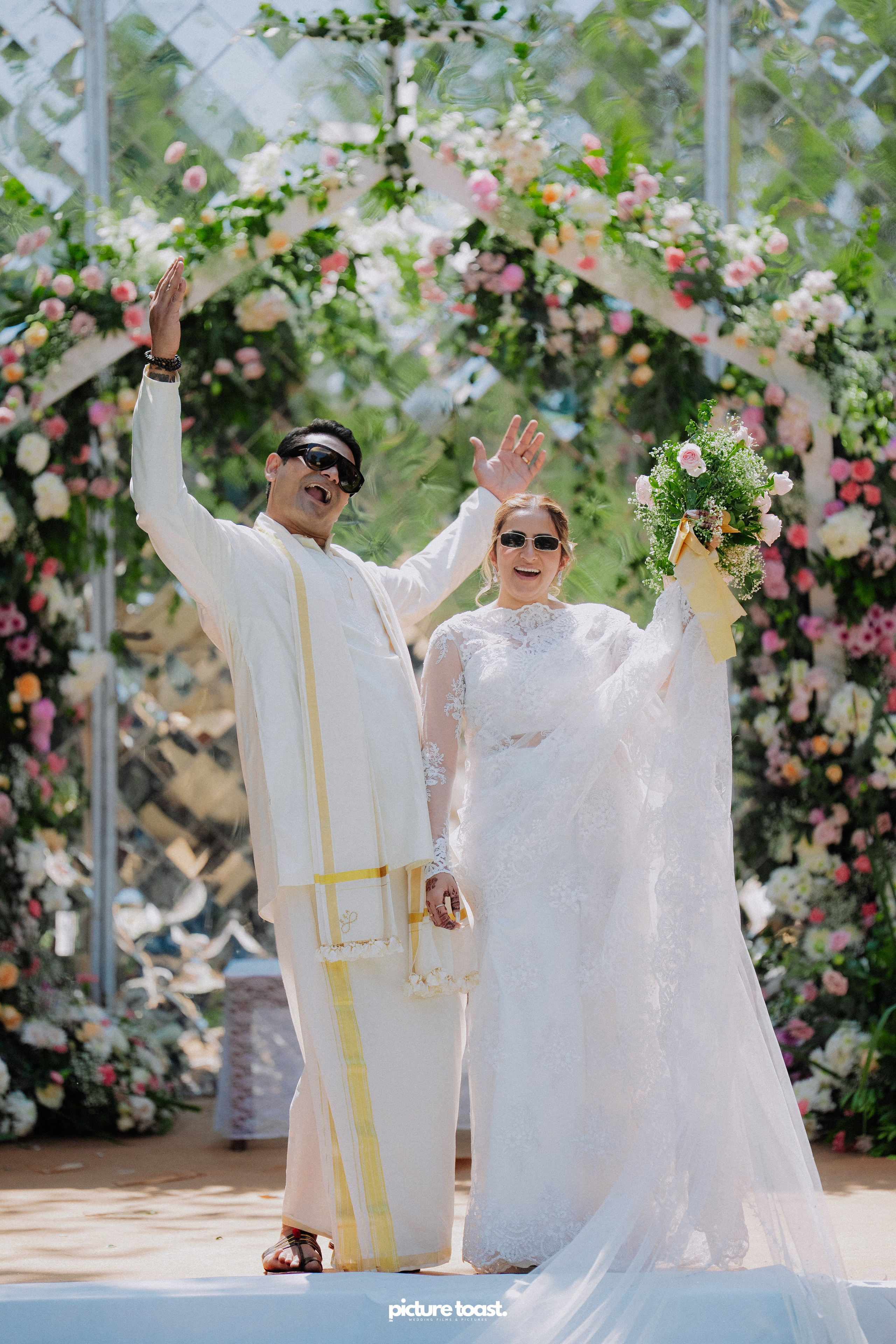 Blessing of Rajiv & Aashna. Fine art Wedding Photographers in India & Canada