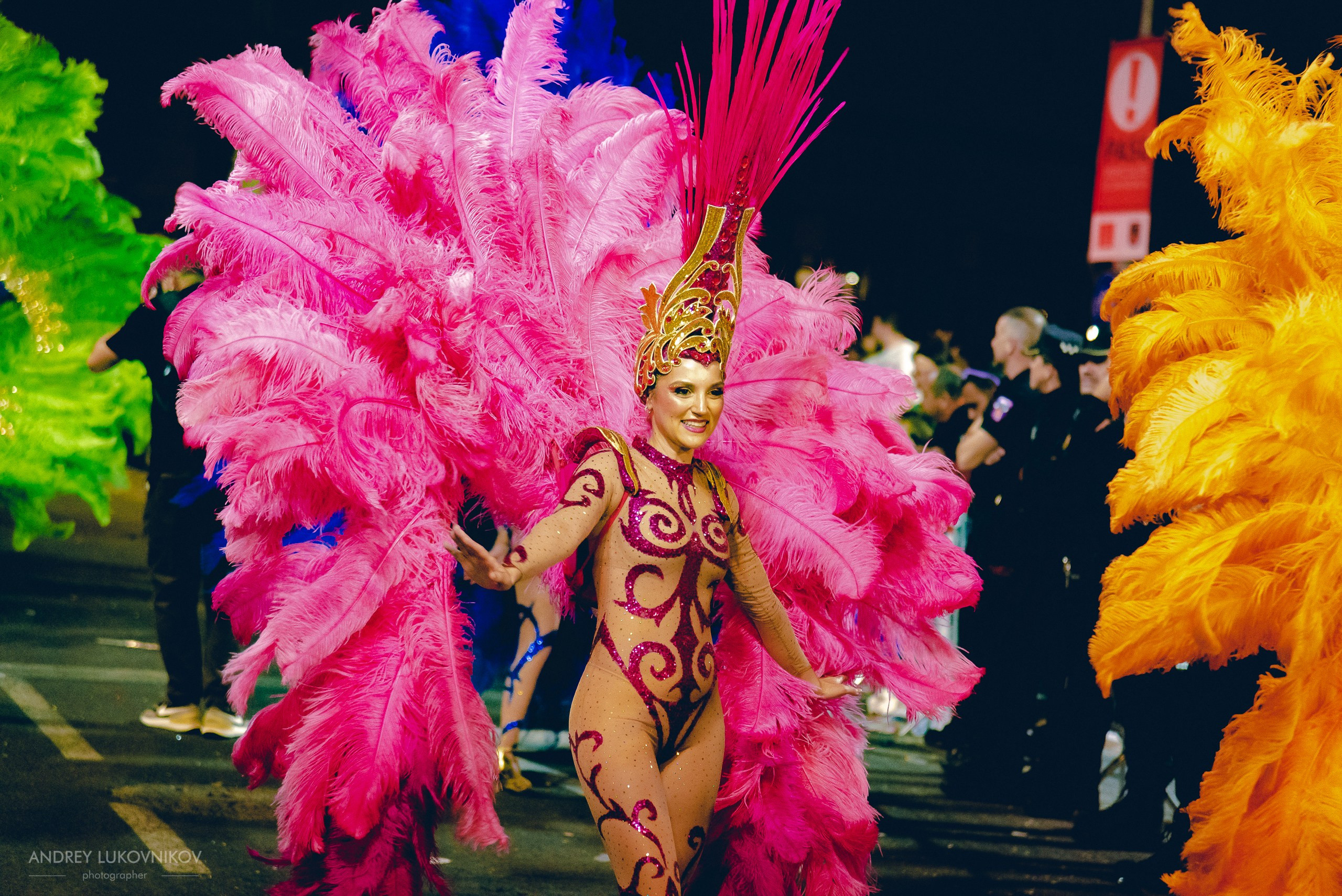 Photo report from the night carnival in Murcia | Reportage photographer Andrey Lukovnikov
