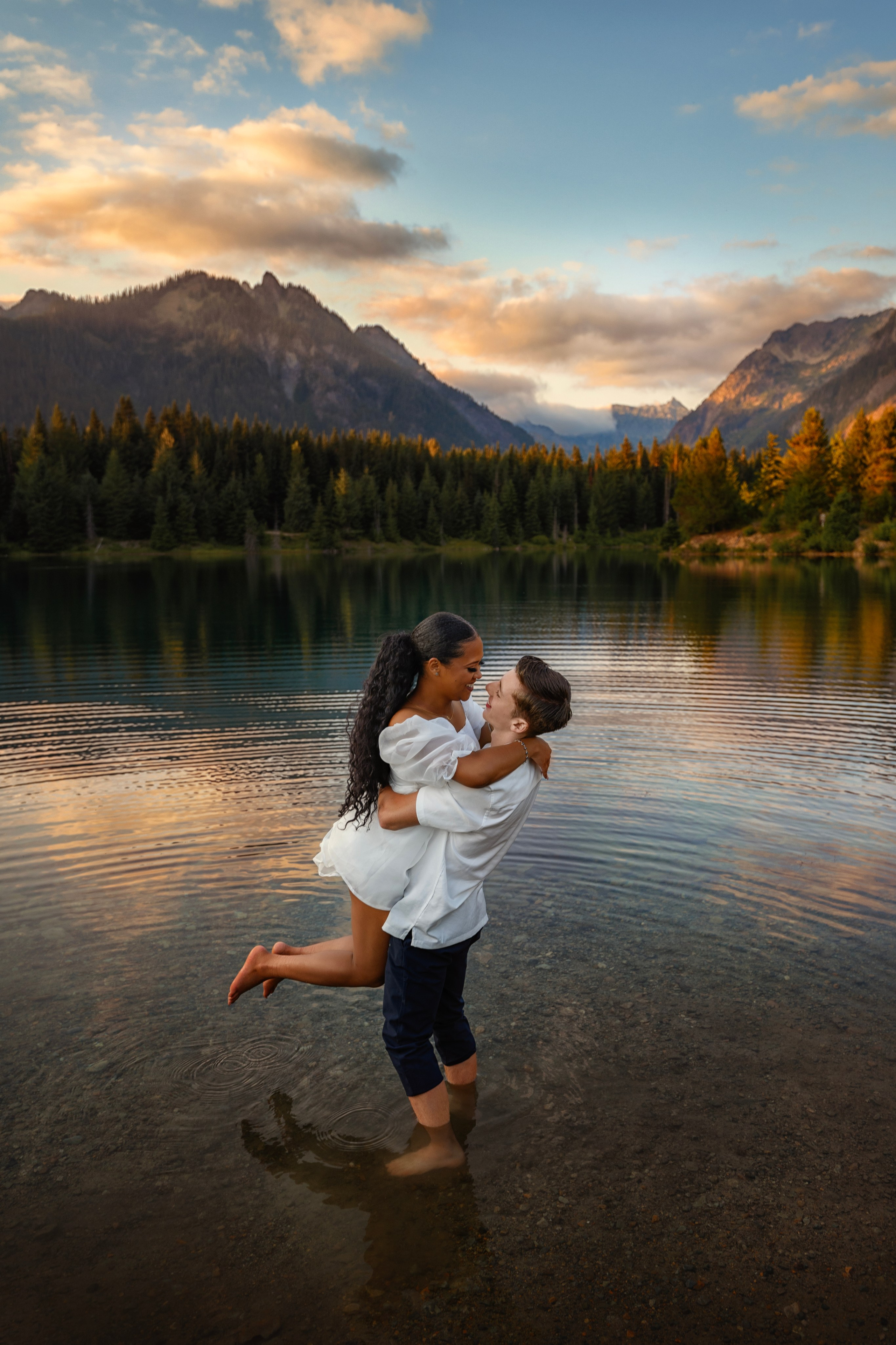 Christina and Natan. Wedding & family photography in Seattle area. Helen Michelle photographer