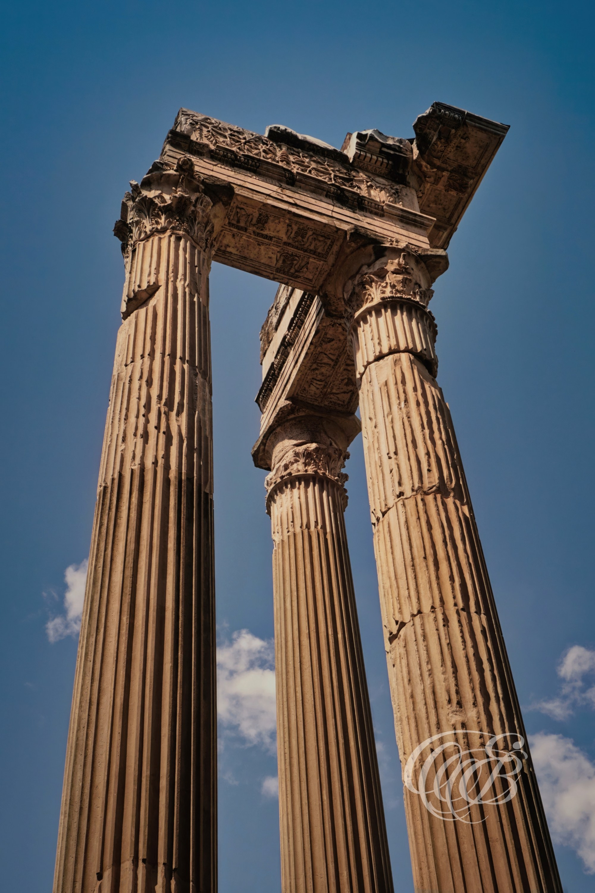Photography of Italy — Rome, Columns of Temples of Apollo Sosianus and Bellona — Eduardo Bartoli Fine Art & Travel Photography