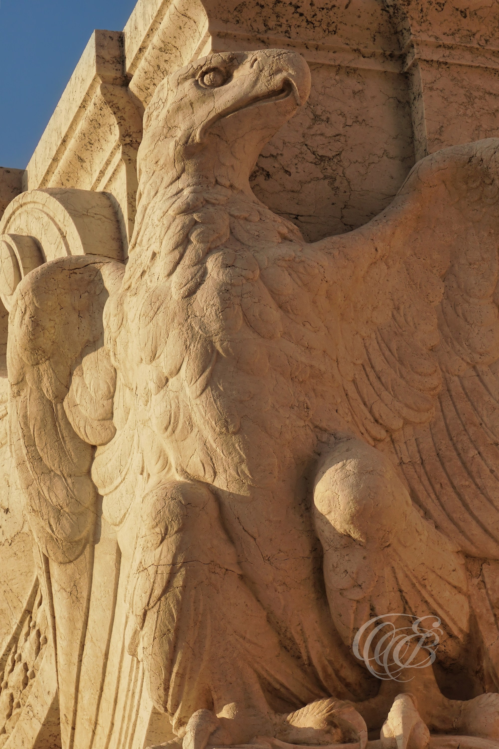 Photography of Italy — Vittoriano Eagle Relief — Eduardo Bartoli Fine Art & Travel Photography