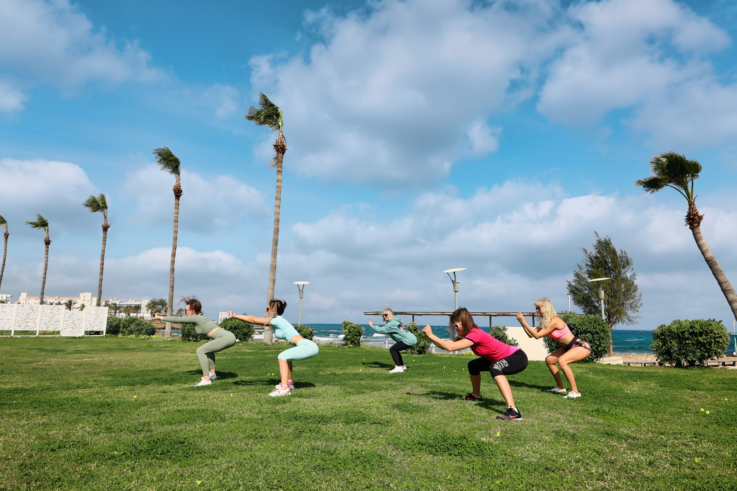 Съемка для фитнес-туров на Кипр. Февраль, 2022. Cyprus Vision. Photos and videos in Cyprus — Ayia Napa, Protaras