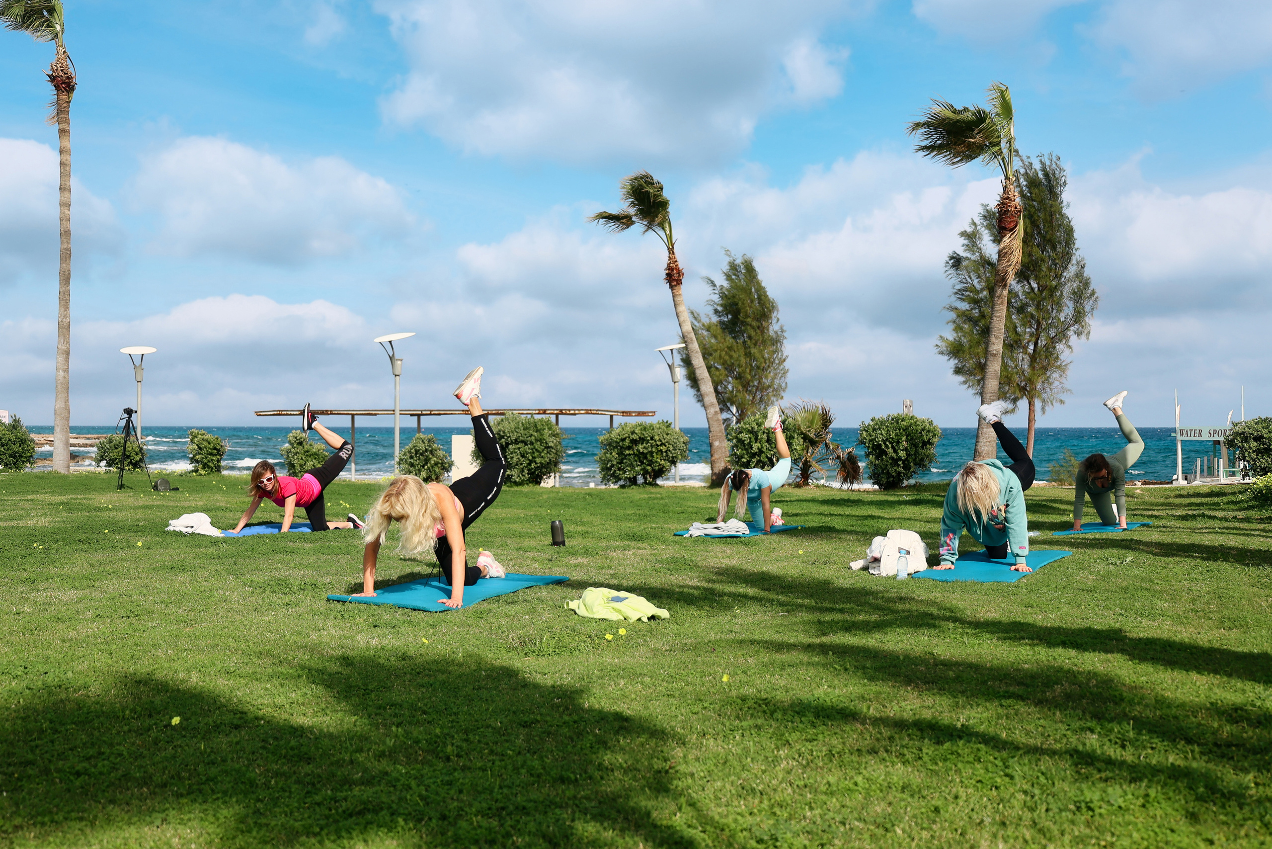 Съемка для фитнес-туров на Кипр. Февраль, 2022. Cyprus Vision. Photos and videos in Cyprus — Ayia Napa, Protaras