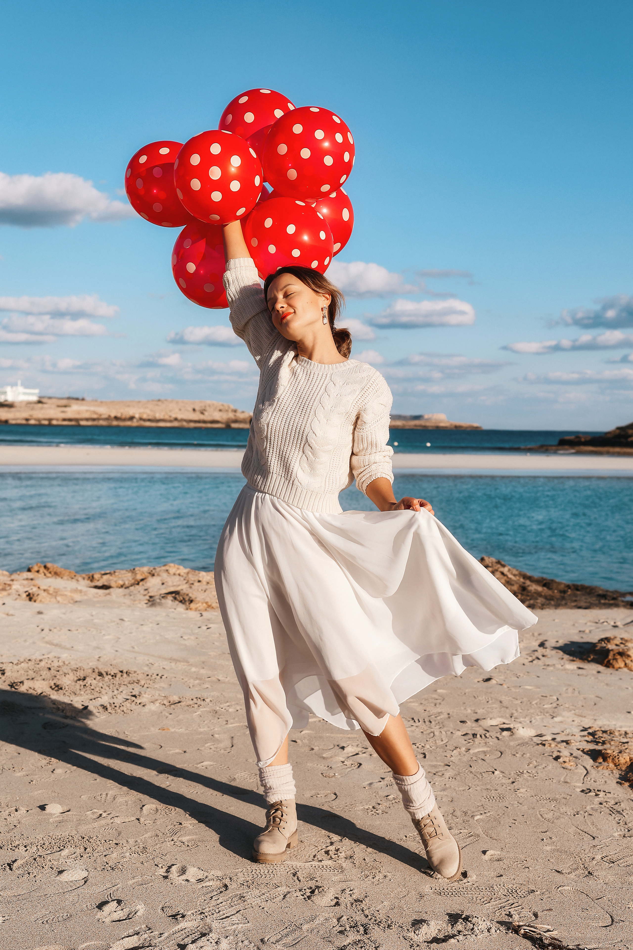 Фотосессия на Нисси Бич (Айя-Напа). Февраль, 2023. Cyprus Vision. Φωτογραφίες και βίντεο στην Κύπρο — Αγία Νάπα, Πρωταράς