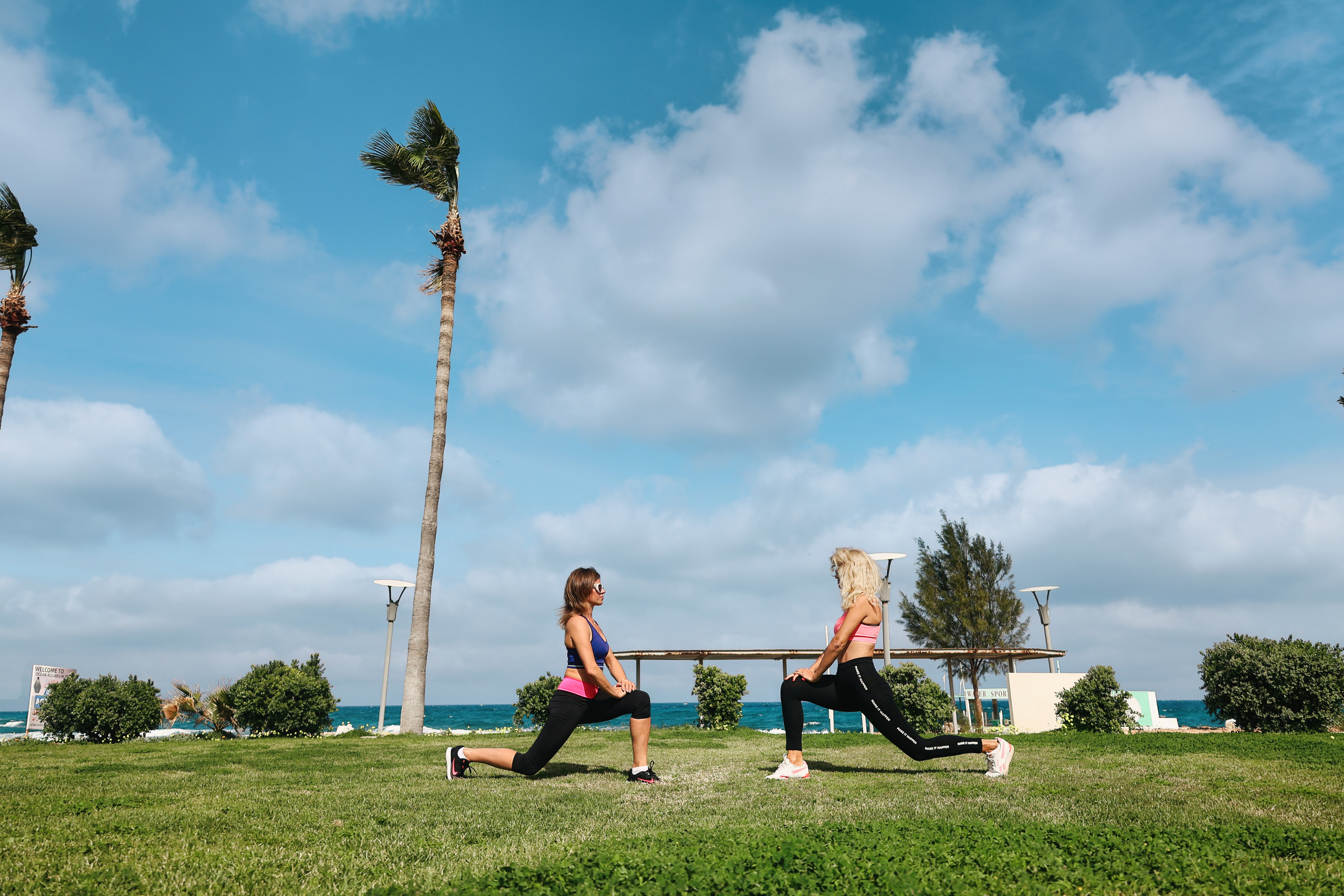 Съемка для фитнес-туров на Кипр. Февраль, 2022. Cyprus Vision. Photos and videos in Cyprus — Ayia Napa, Protaras