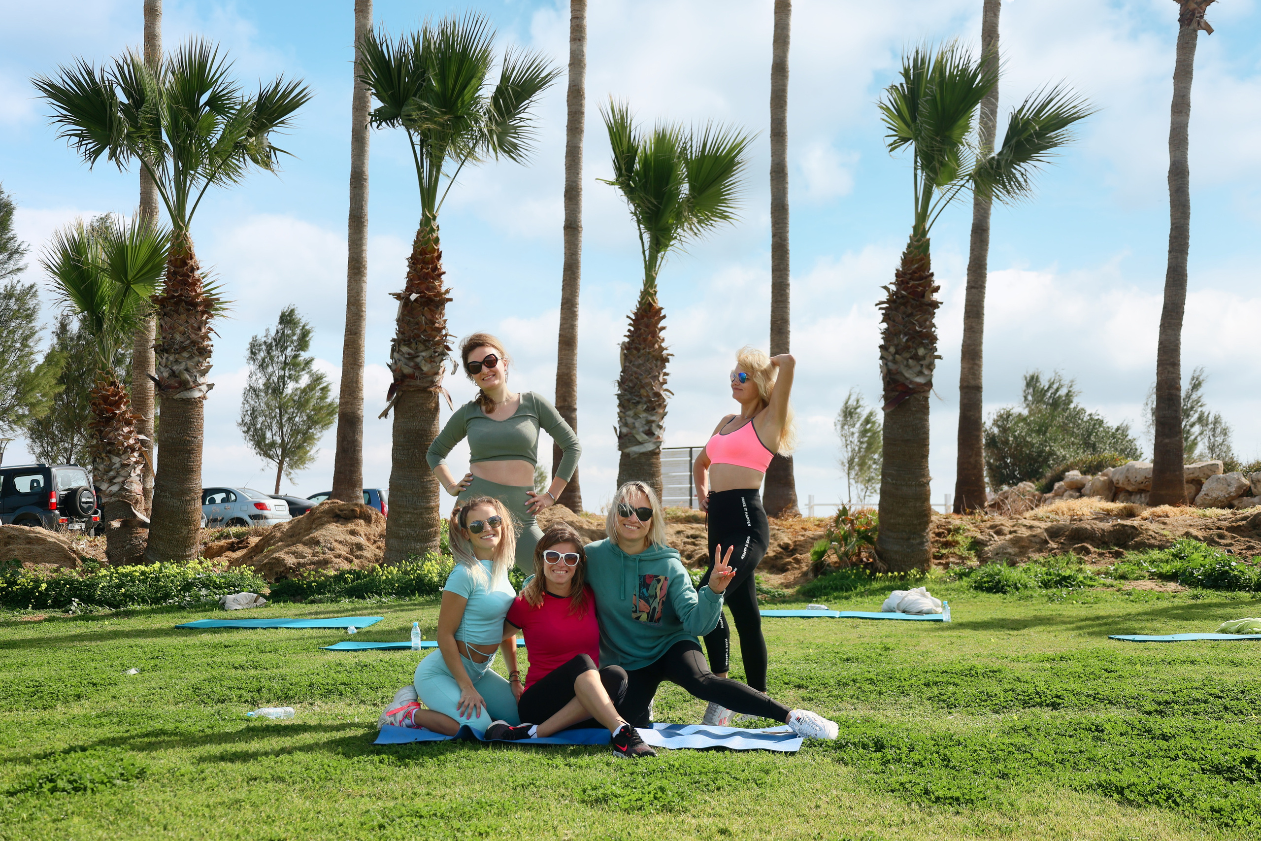 Съемка для фитнес-туров на Кипр. Февраль, 2022. Cyprus Vision. Photos and videos in Cyprus — Ayia Napa, Protaras