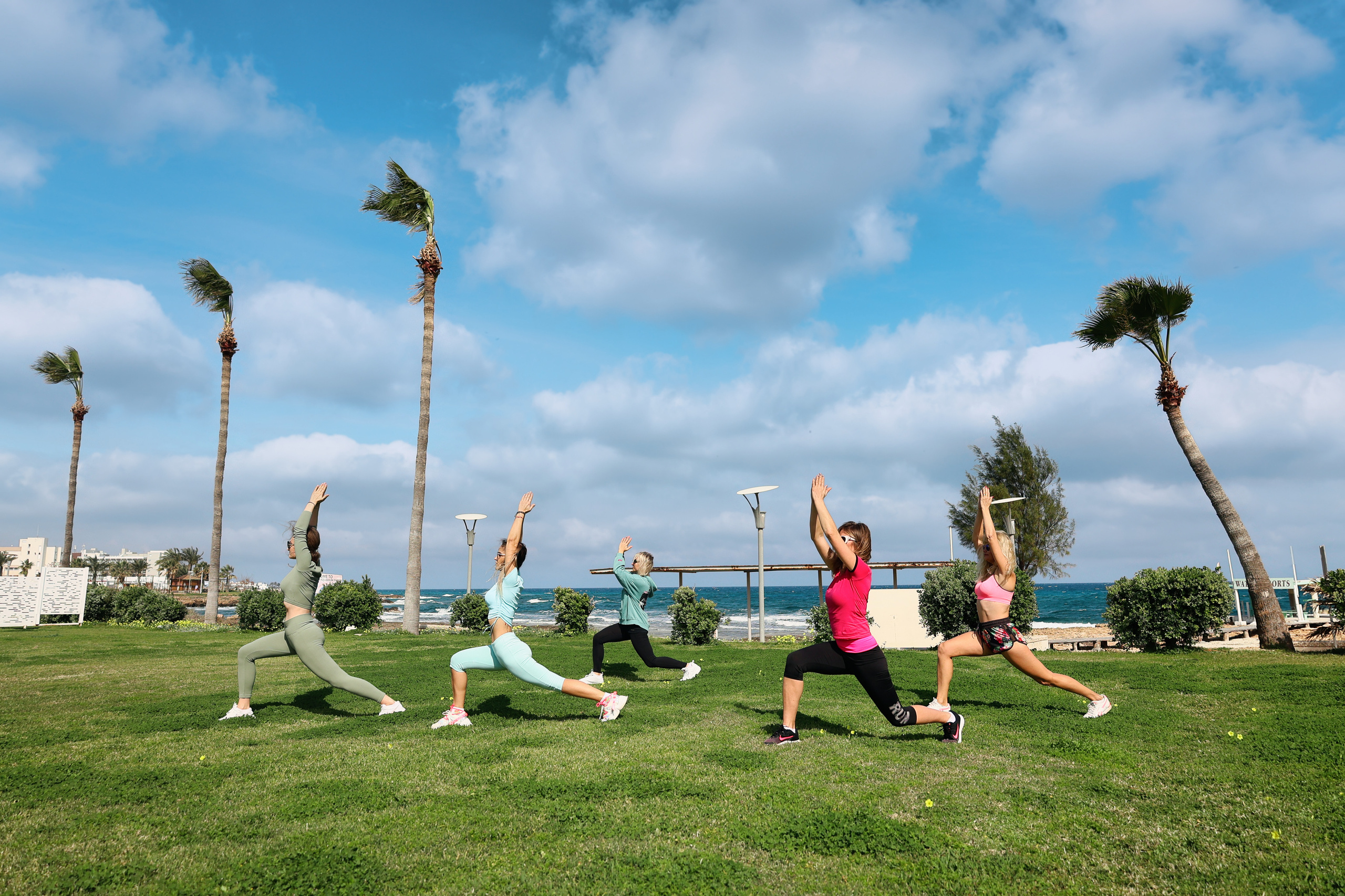 Съемка для фитнес-туров на Кипр. Февраль, 2022. Cyprus Vision. Photos and videos in Cyprus — Ayia Napa, Protaras