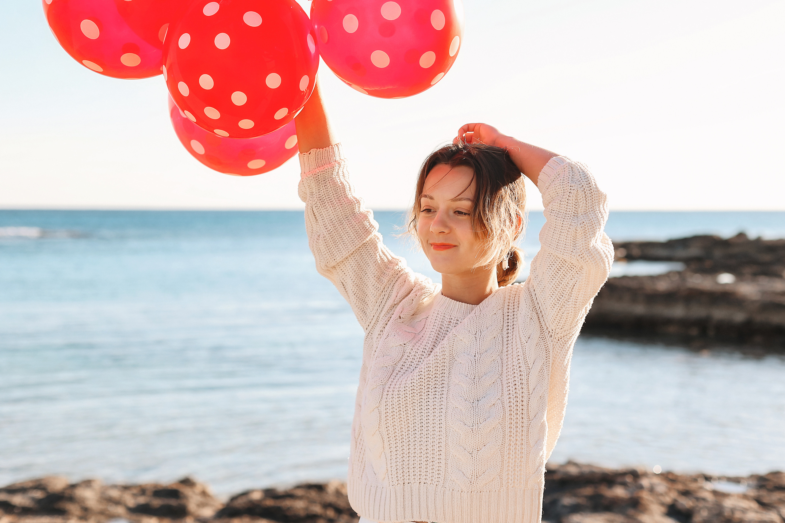 Фотосессия на Нисси Бич (Айя-Напа). Февраль, 2023. Cyprus Vision. Φωτογραφίες και βίντεο στην Κύπρο — Αγία Νάπα, Πρωταράς