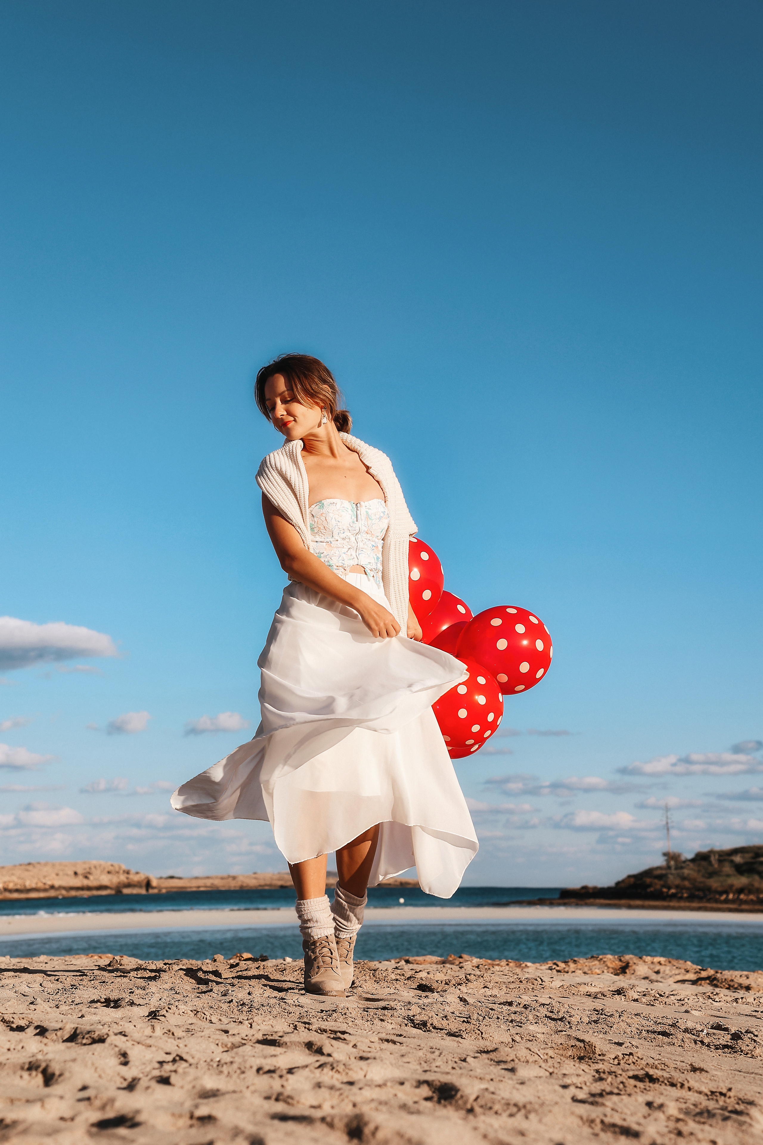 Фотосессия на Нисси Бич (Айя-Напа). Февраль, 2023. Cyprus Vision. Φωτογραφίες και βίντεο στην Κύπρο — Αγία Νάπα, Πρωταράς