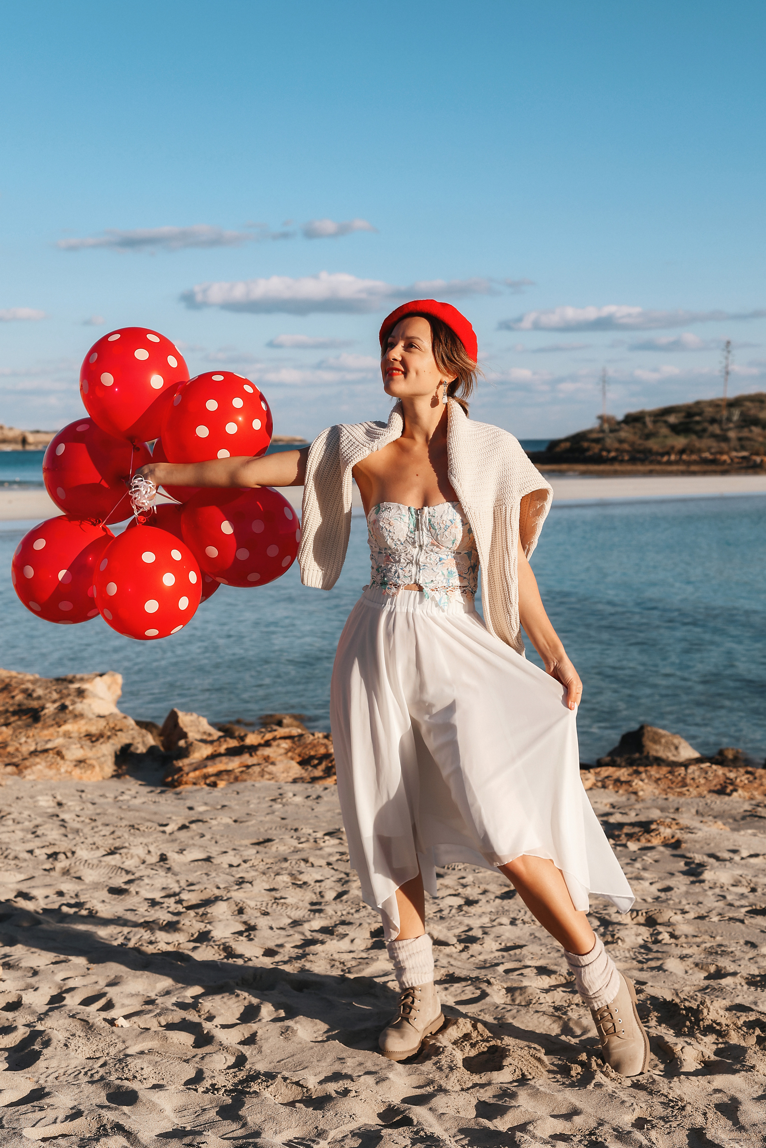 Фотосессия на Нисси Бич (Айя-Напа). Февраль, 2023. Cyprus Vision. Φωτογραφίες και βίντεο στην Κύπρο — Αγία Νάπα, Πρωταράς