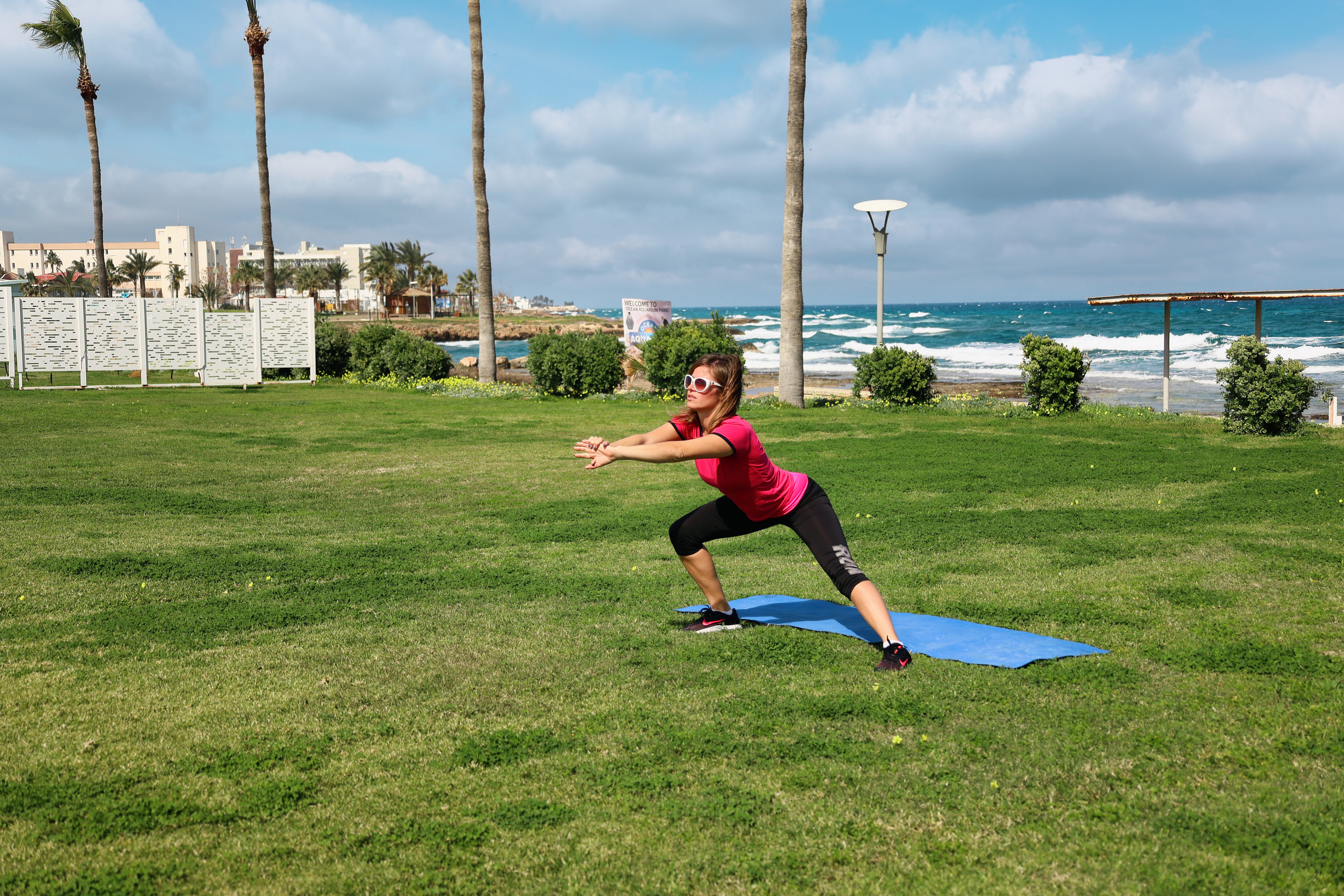 Съемка для фитнес-туров на Кипр. Февраль, 2022. Cyprus Vision. Photos and videos in Cyprus — Ayia Napa, Protaras