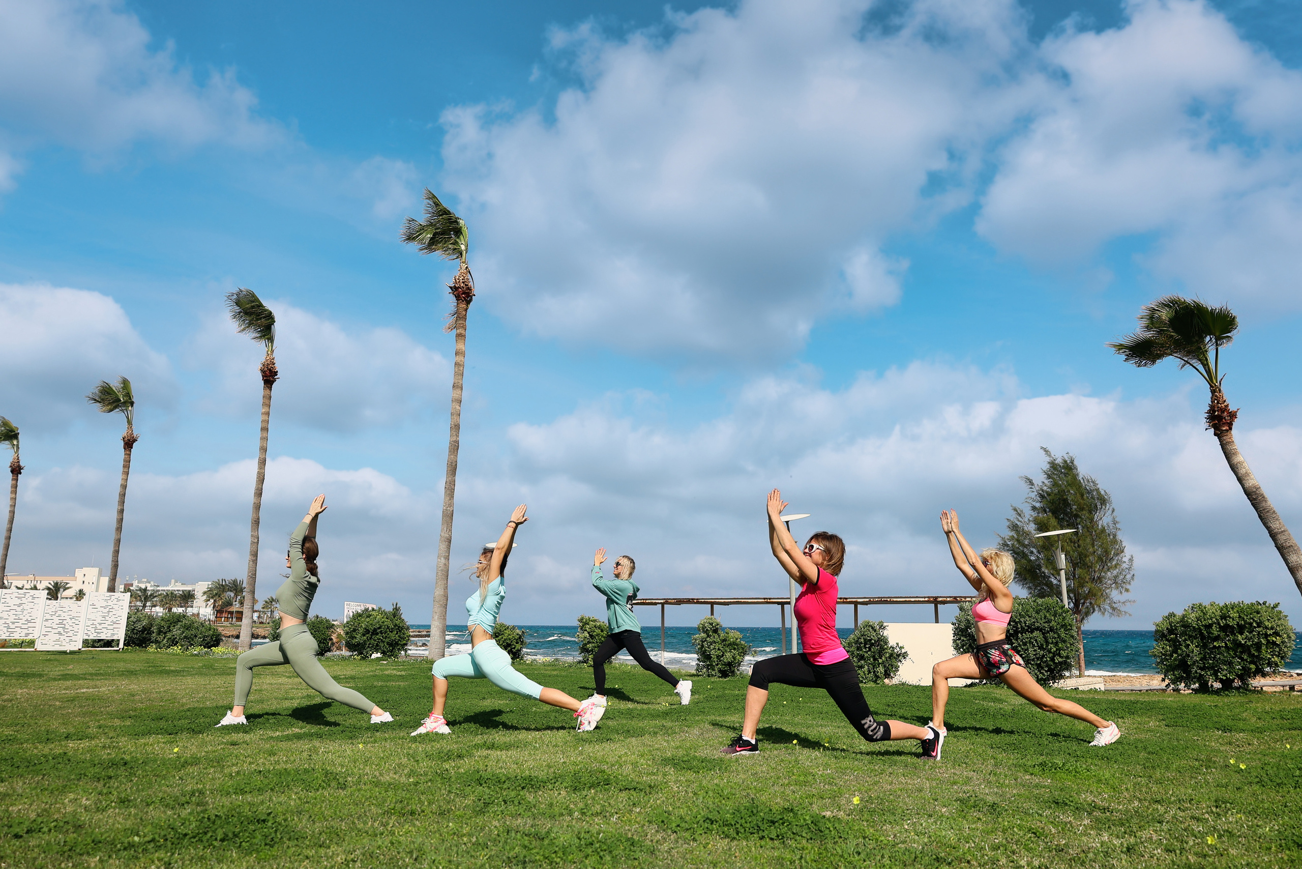 Съемка для фитнес-туров на Кипр. Февраль, 2022. Cyprus Vision. Photos and videos in Cyprus — Ayia Napa, Protaras