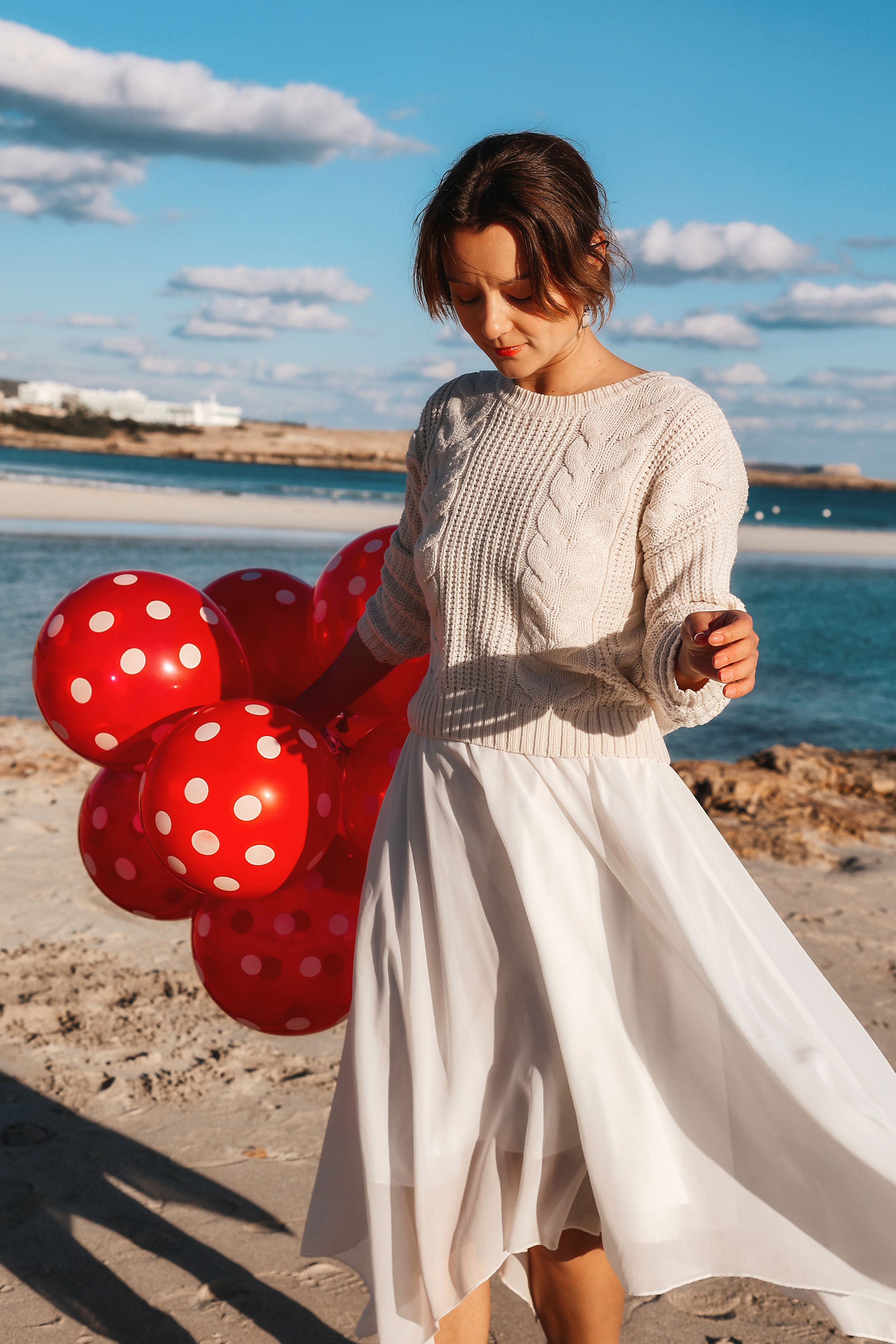 Фотосессия на Нисси Бич (Айя-Напа). Февраль, 2023. Cyprus Vision. Φωτογραφίες και βίντεο στην Κύπρο — Αγία Νάπα, Πρωταράς