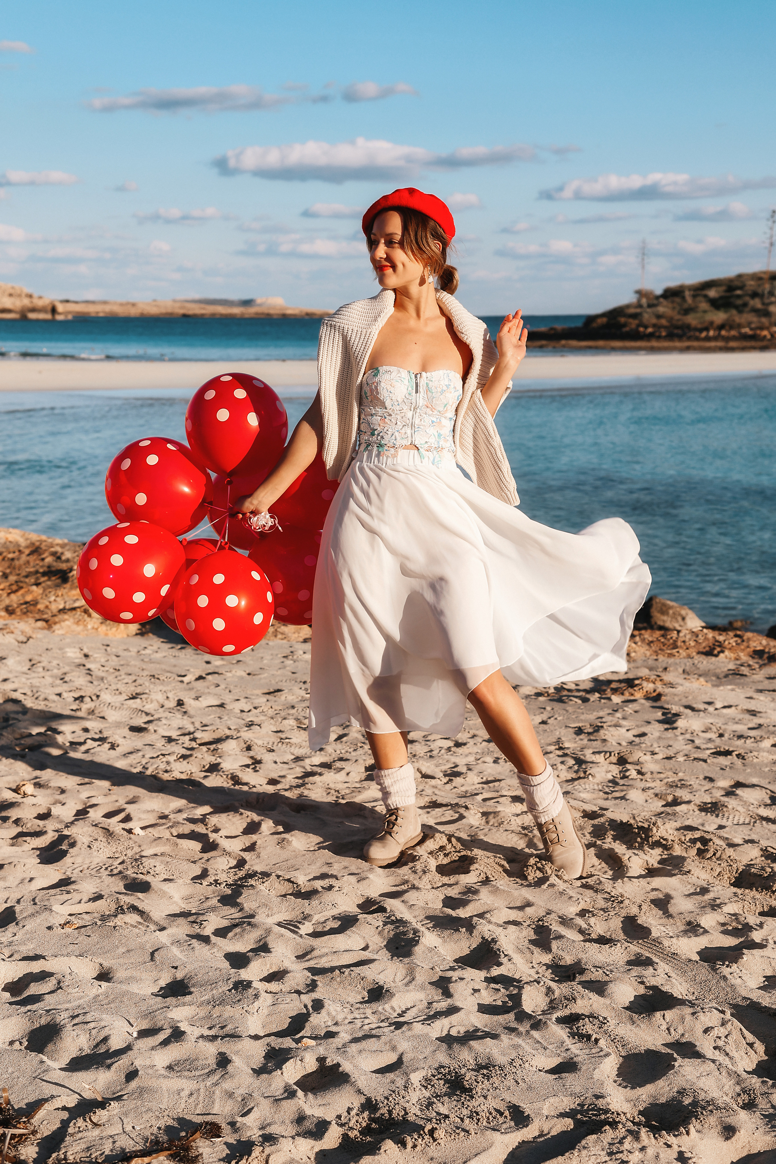 Фотосессия на Нисси Бич (Айя-Напа). Февраль, 2023. Cyprus Vision. Φωτογραφίες και βίντεο στην Κύπρο — Αγία Νάπα, Πρωταράς