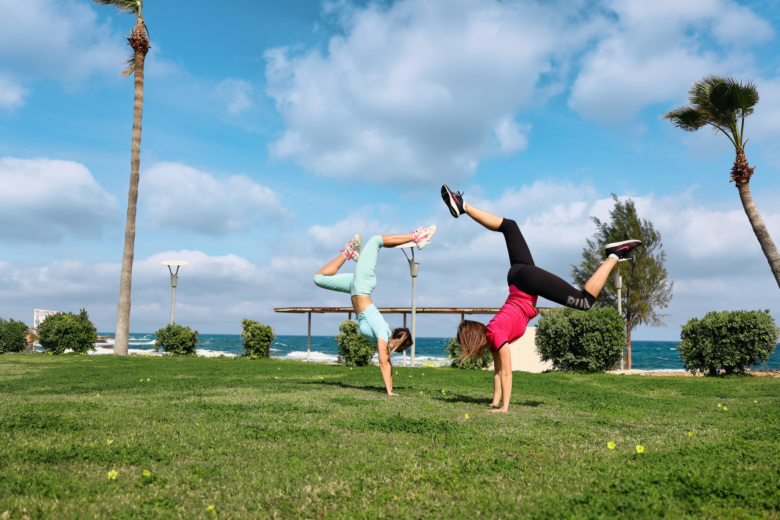 Съемка для фитнес-туров на Кипр. Февраль, 2022. Cyprus Vision. Photos and videos in Cyprus — Ayia Napa, Protaras