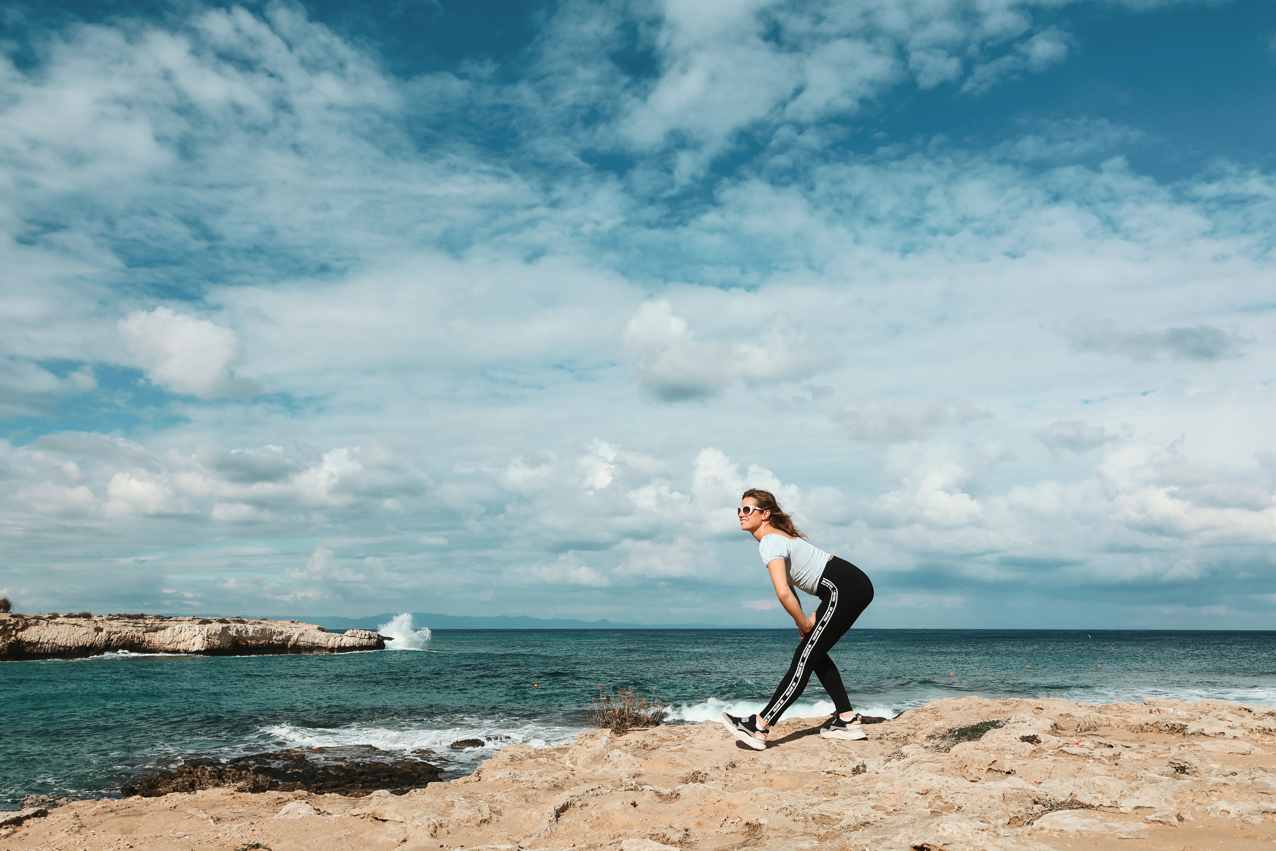 Съемка для фитнес-тренера. Январь, 2022. Cyprus Vision. Фото и видео на Кипре — Айя-Напа, Протарас