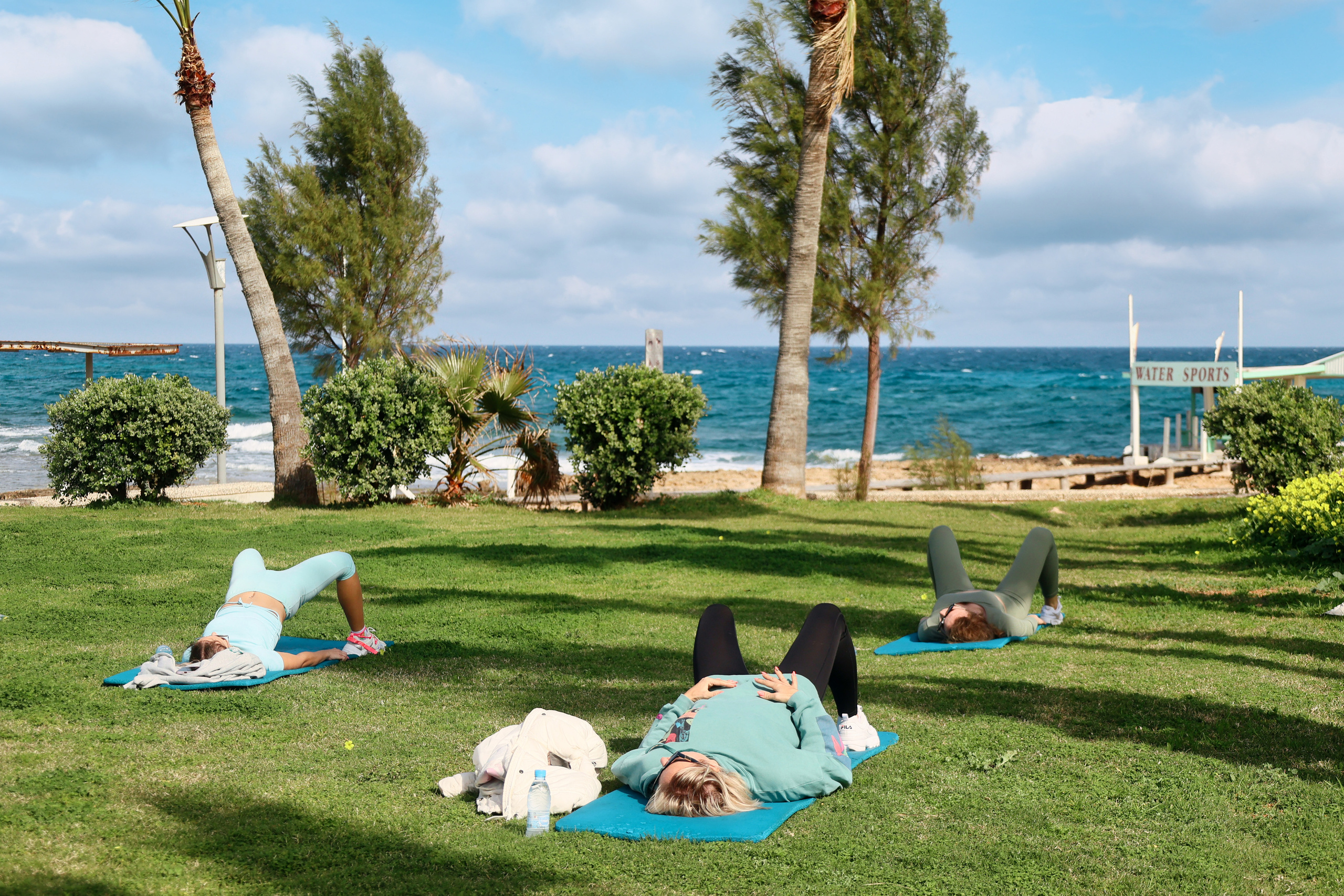 Съемка для фитнес-туров на Кипр. Февраль, 2022. Cyprus Vision. Photos and videos in Cyprus — Ayia Napa, Protaras